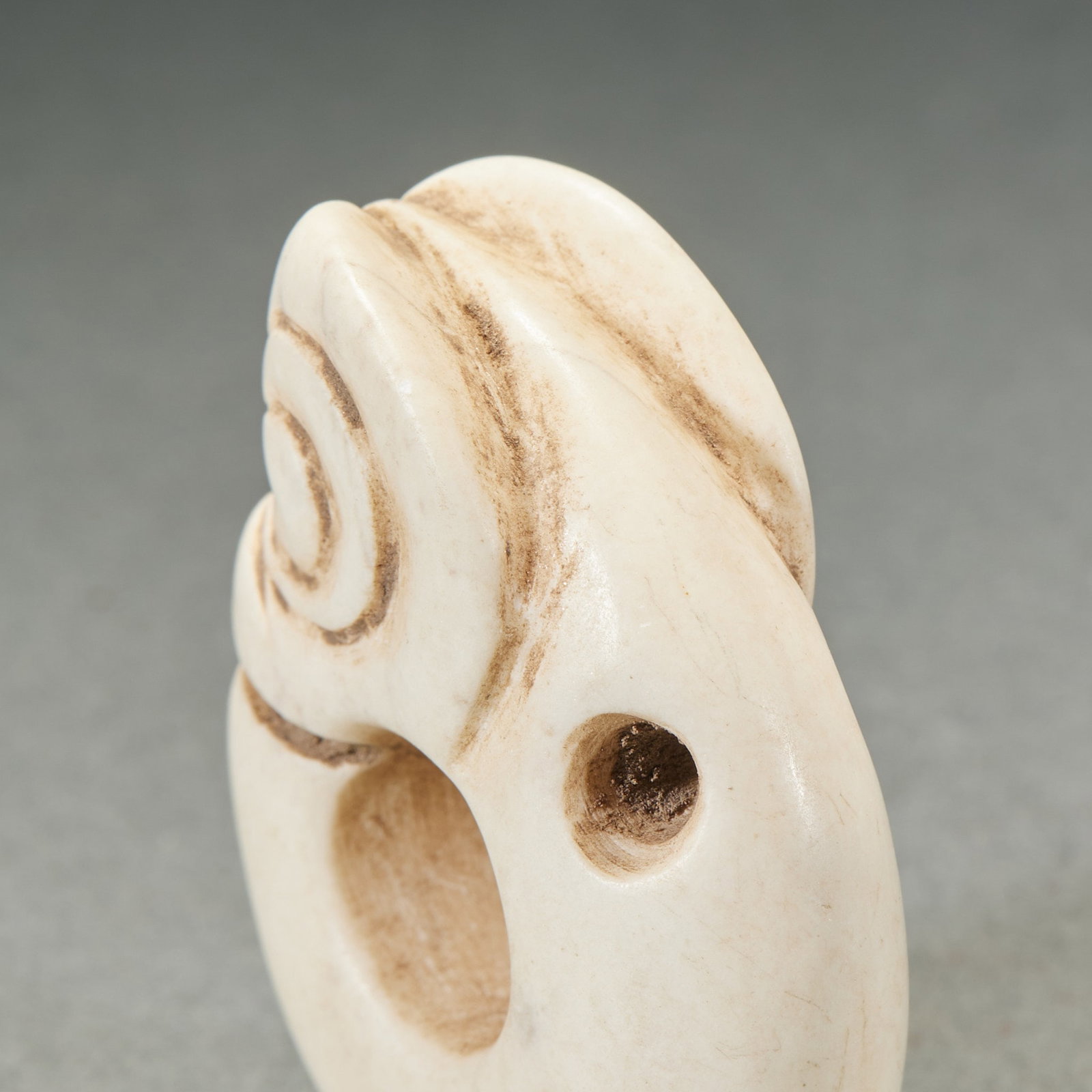 Chicken bone white jade pig dragon - 7