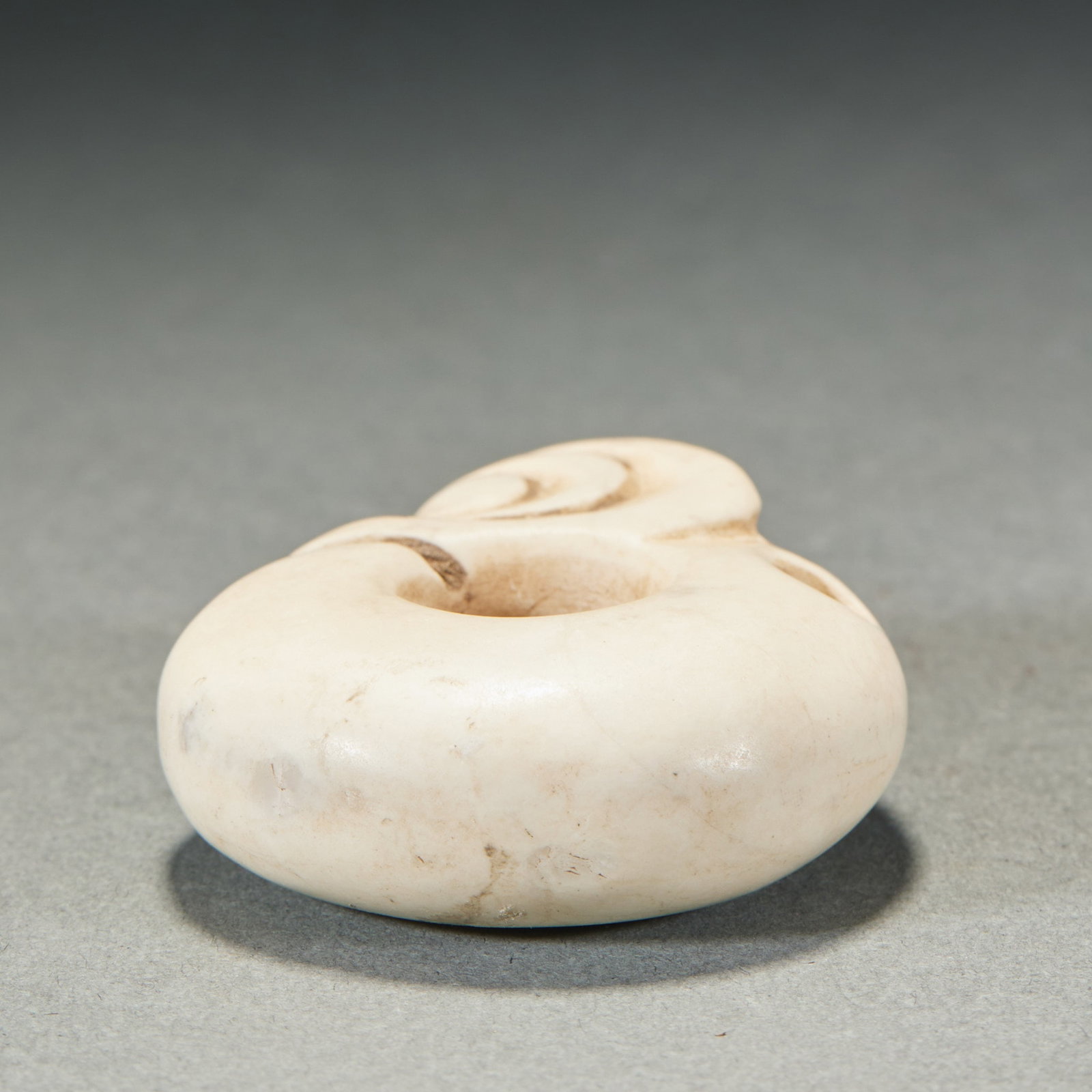 Chicken bone white jade pig dragon - 8
