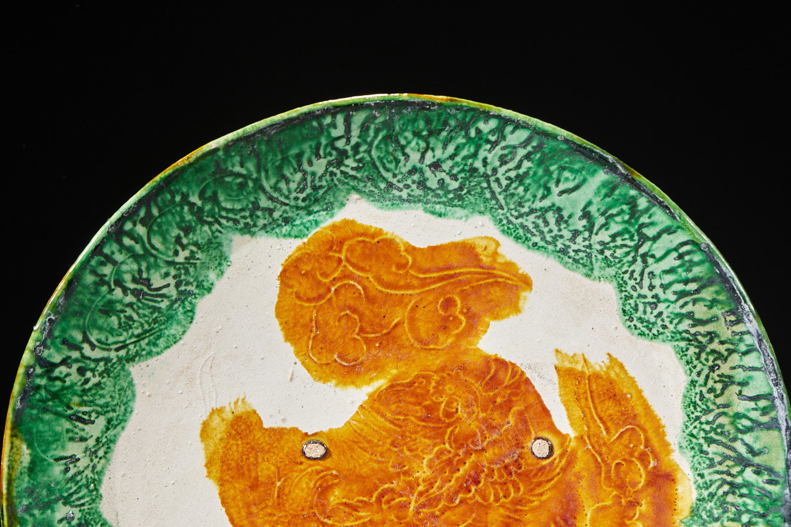 Tri-colored plates before Ming Dynasty - 2
