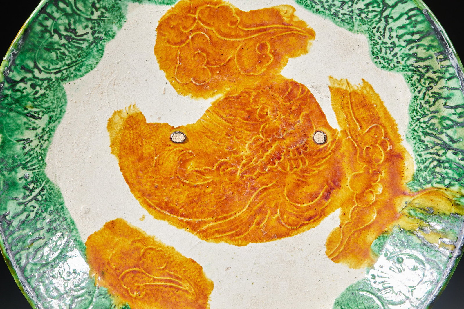 Tri-colored plates before Ming Dynasty - 3