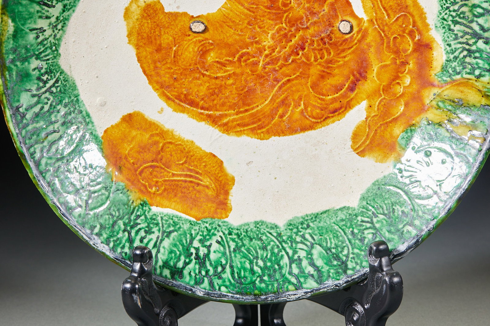 Tri-colored plates before Ming Dynasty - 4