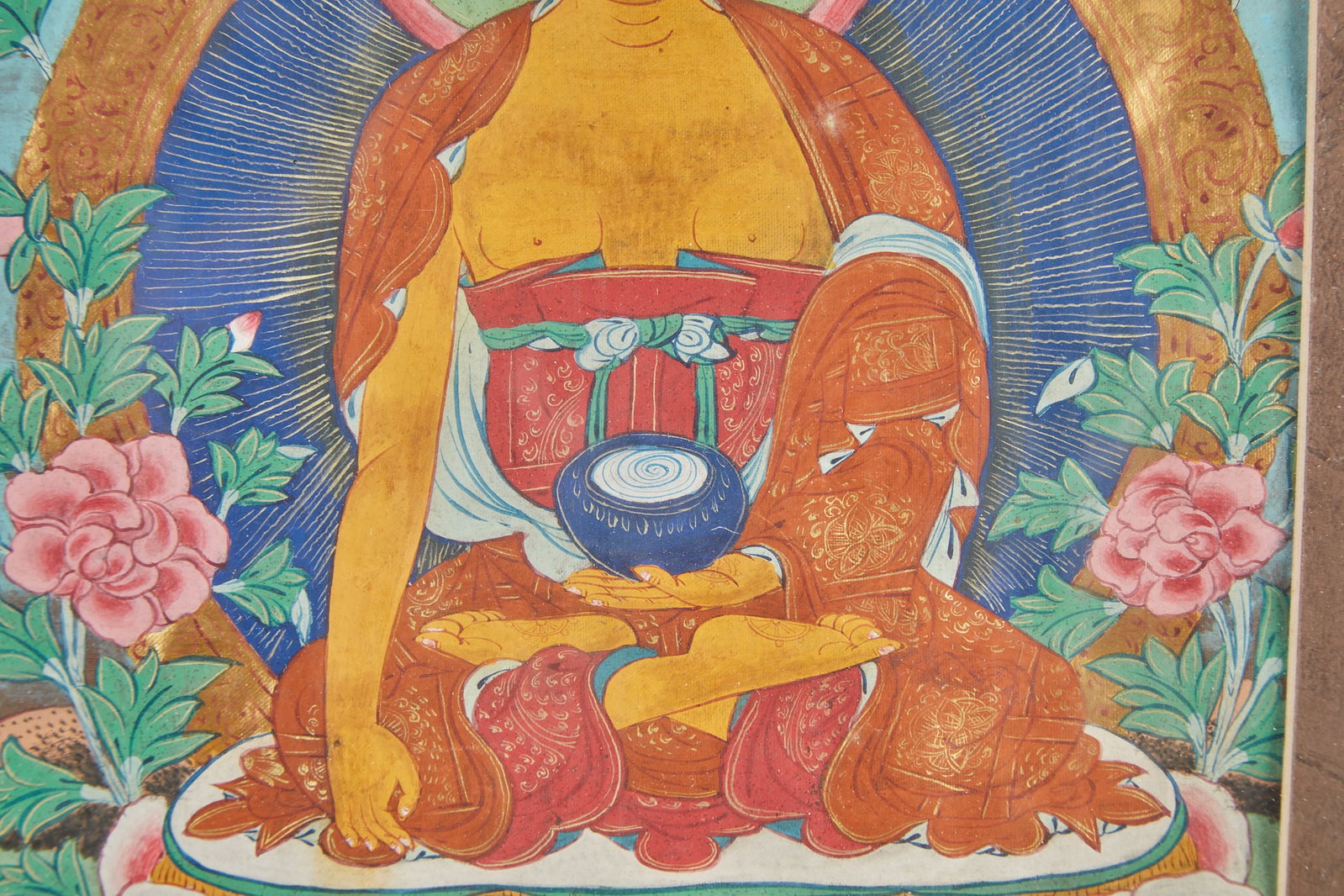Pharmacist Buddha Thangka frame - 3