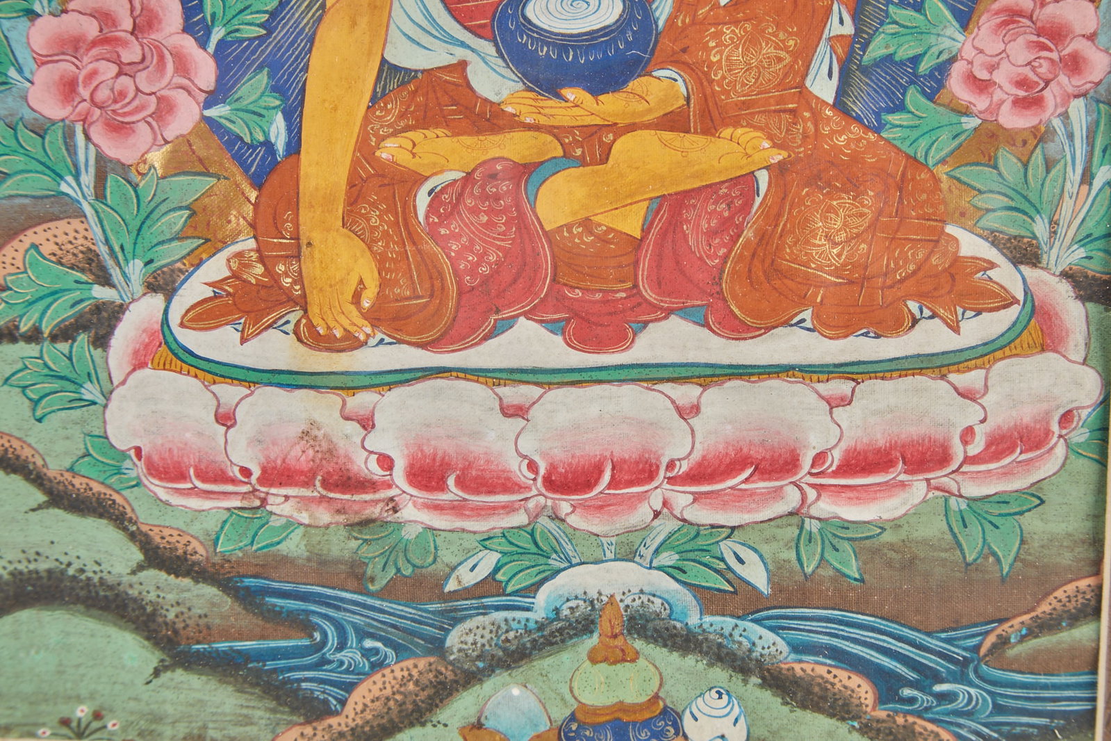 Pharmacist Buddha Thangka frame - 4