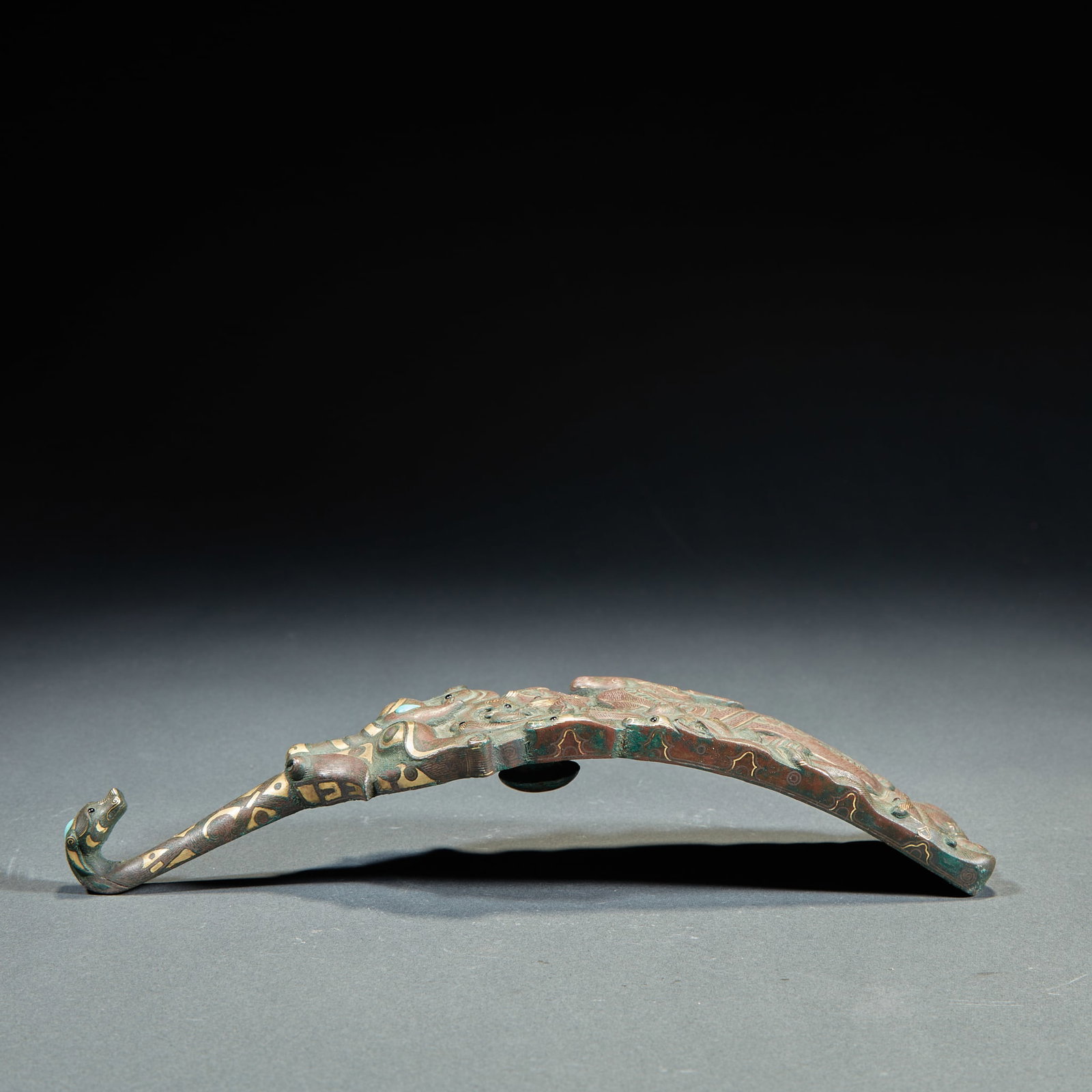 Wrong gold and silver animal head with hook - 6