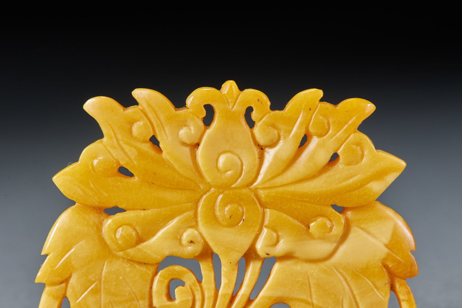 Beeswax lotus pendant - 2