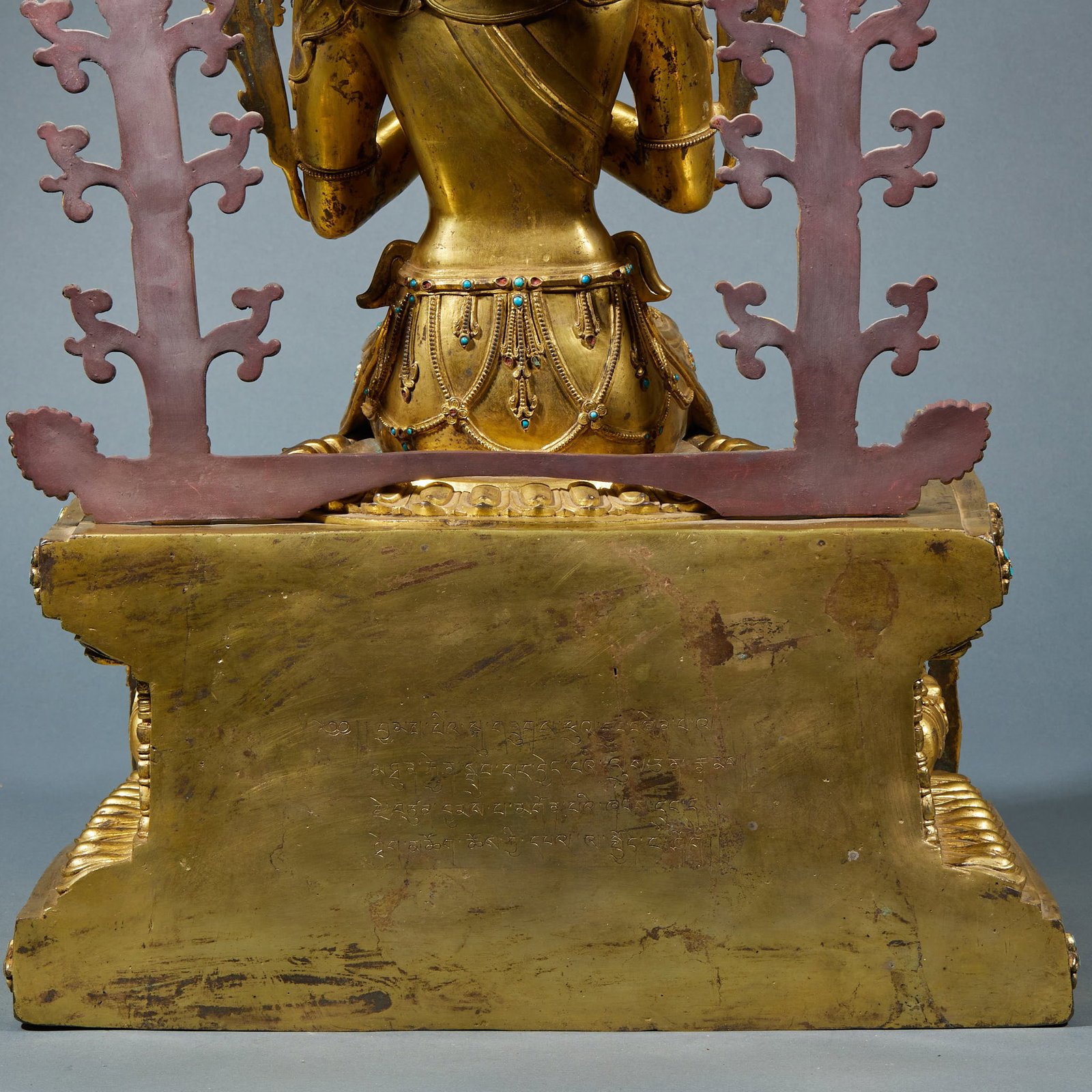 Bronze gilded Tara Statue - 11