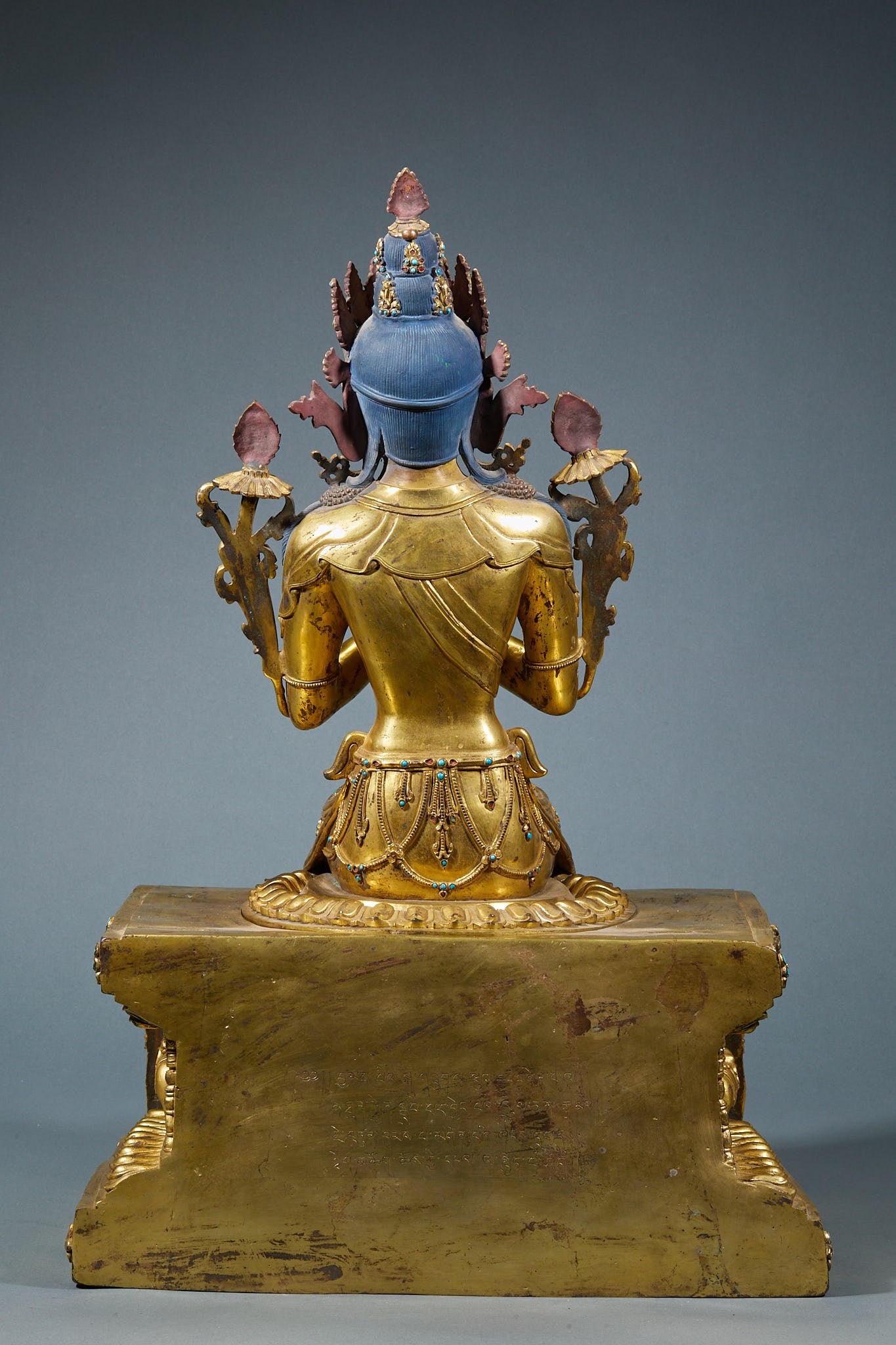 Bronze gilded Tara Statue - 12