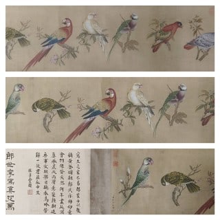 Lang Shining flower-and-bird map - 2