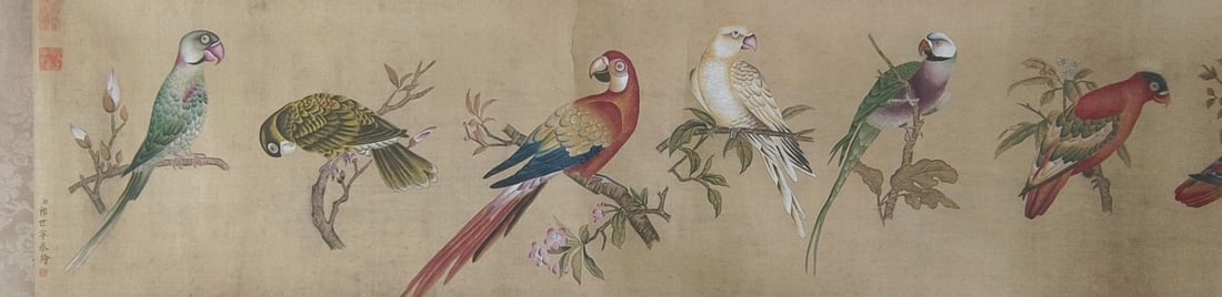 Lang Shining flower-and-bird map - 6