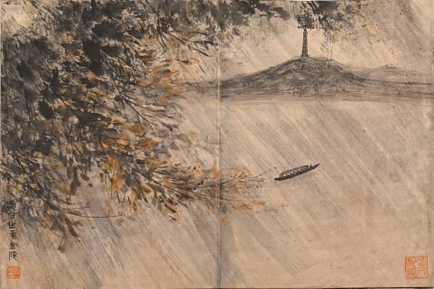 Fu Baoshi landscape album - 4