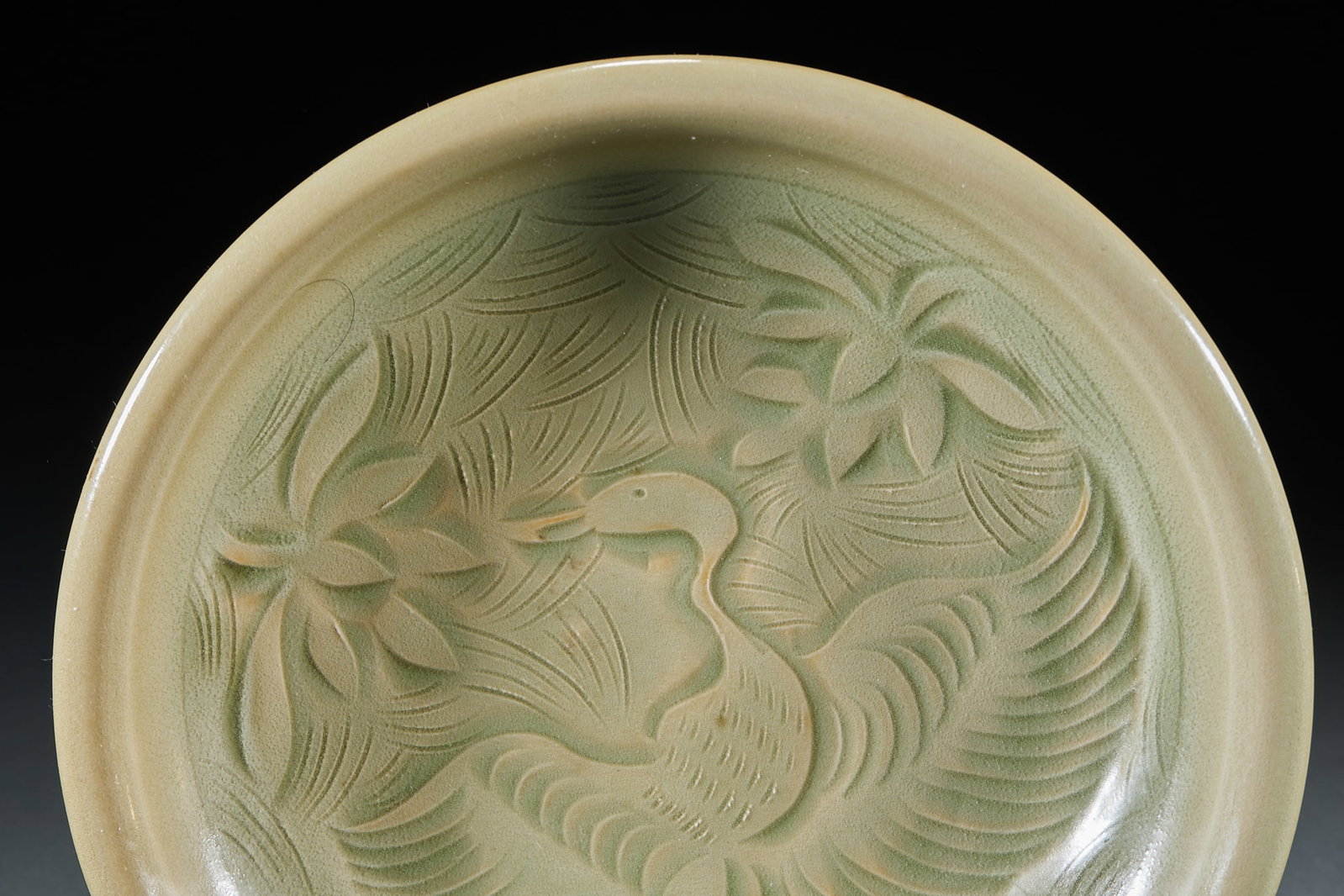 Yueyao crane pattern plate - 3