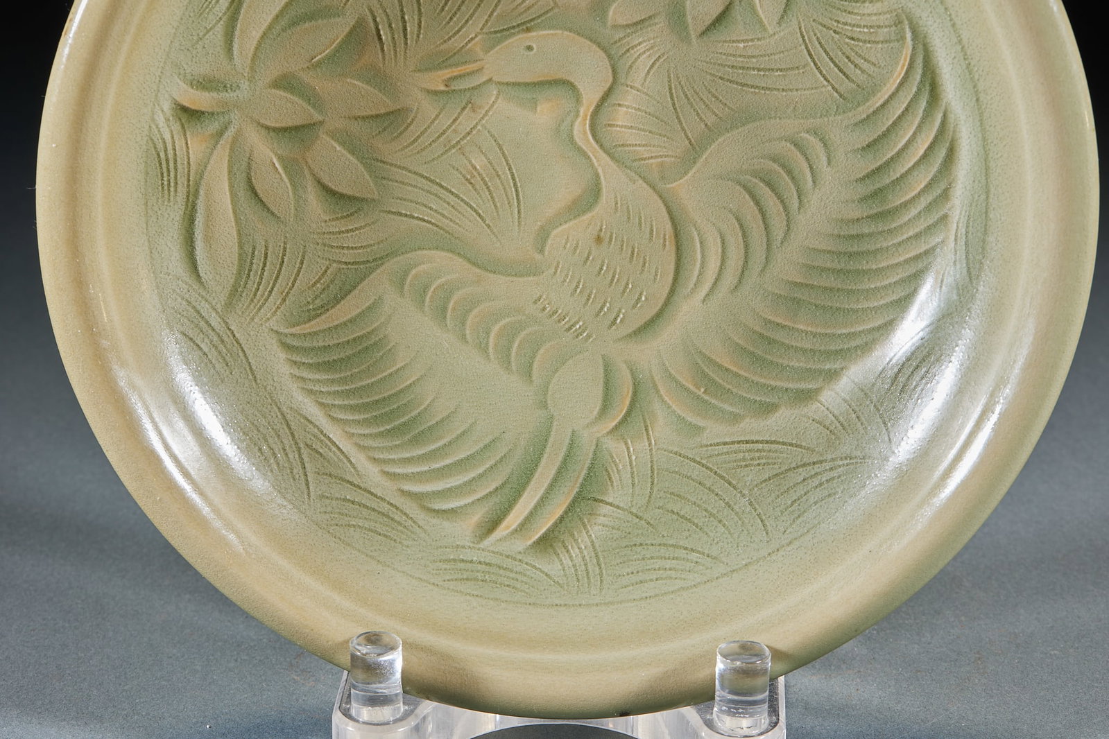 Yueyao crane pattern plate - 4