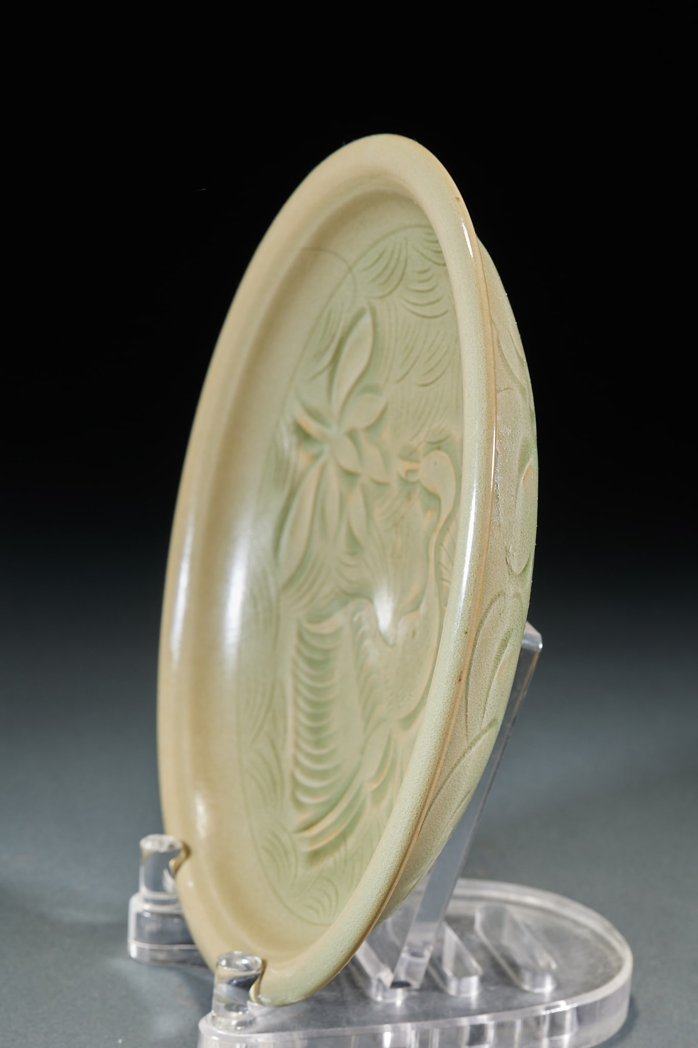 Yueyao crane pattern plate - 5