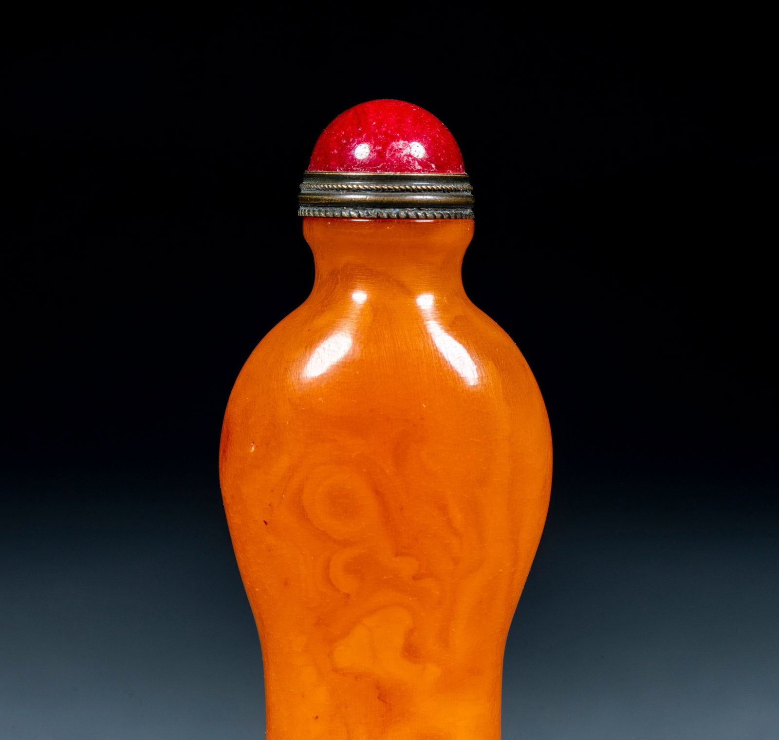 Amber Snuff Bottle - 2
