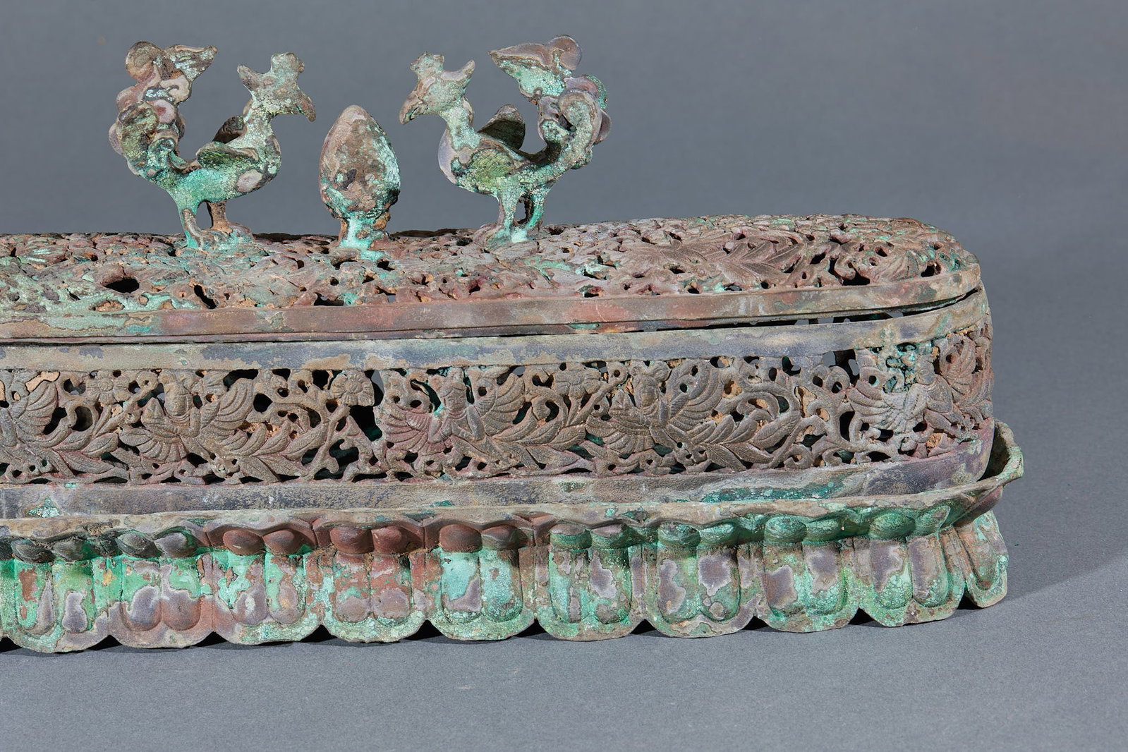 Copper Phoenix-Head Incense Burner - 4