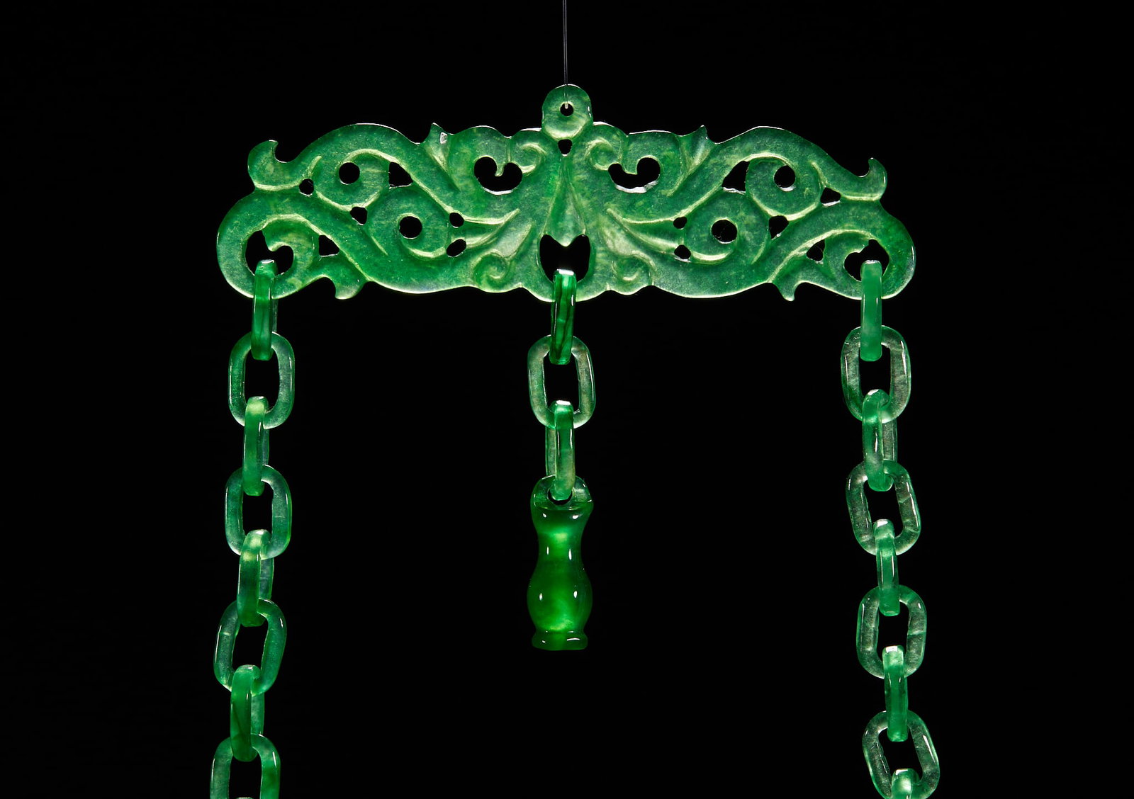 Jadeite Hanging Incense Burner - 2