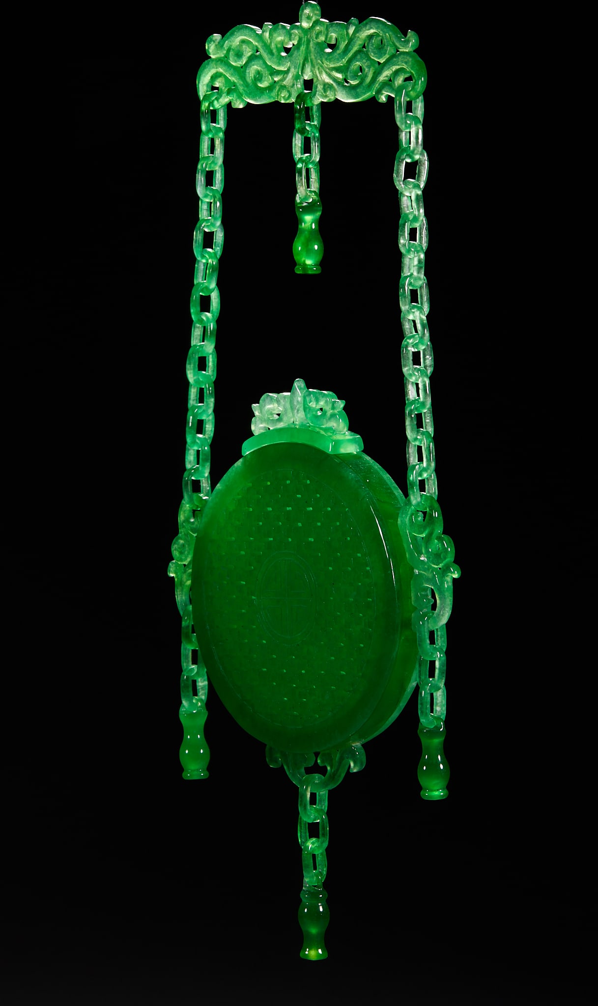 Jadeite Hanging Incense Burner - 5