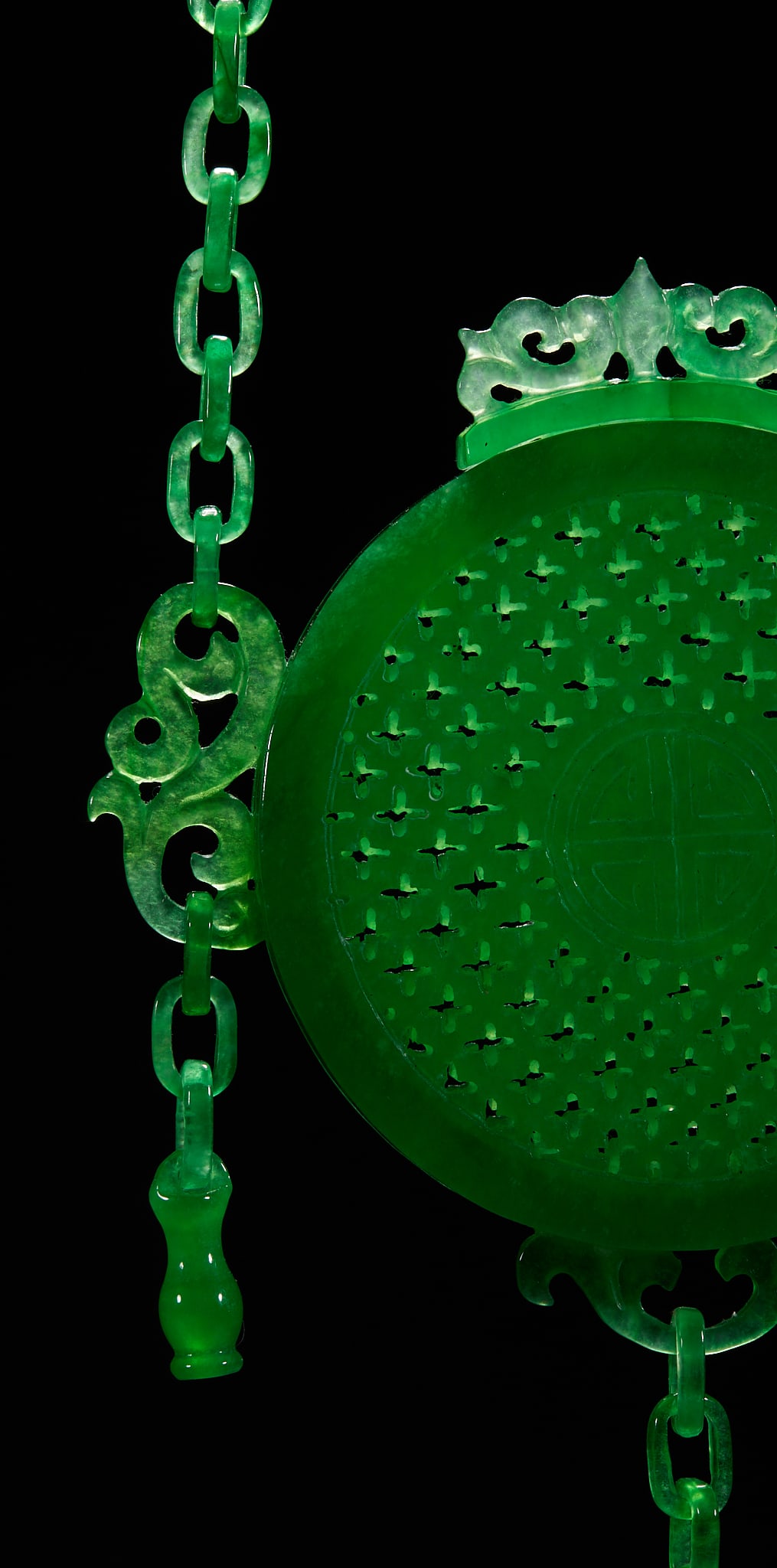 Jadeite Hanging Incense Burner - 6