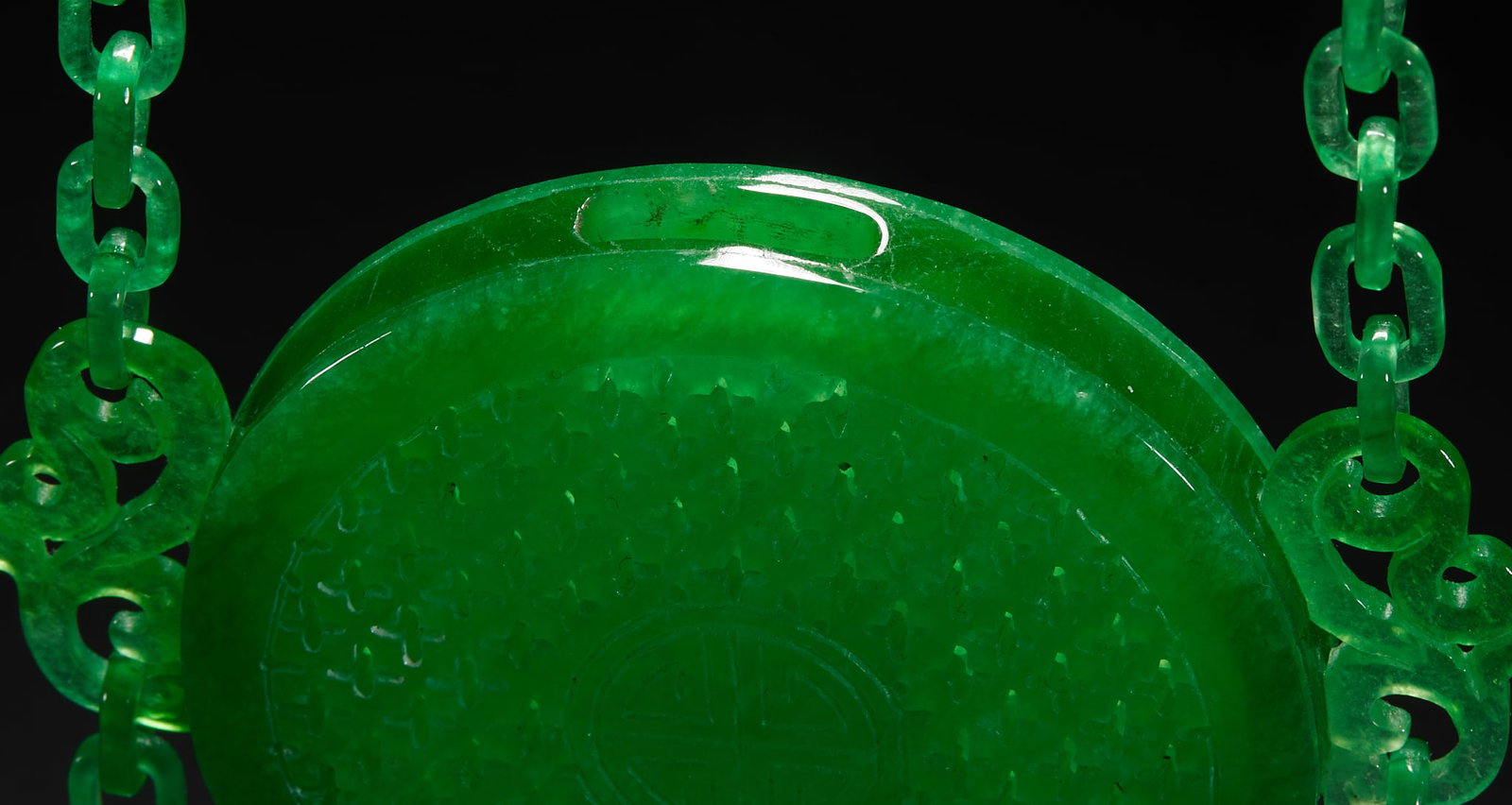 Jadeite Hanging Incense Burner - 8