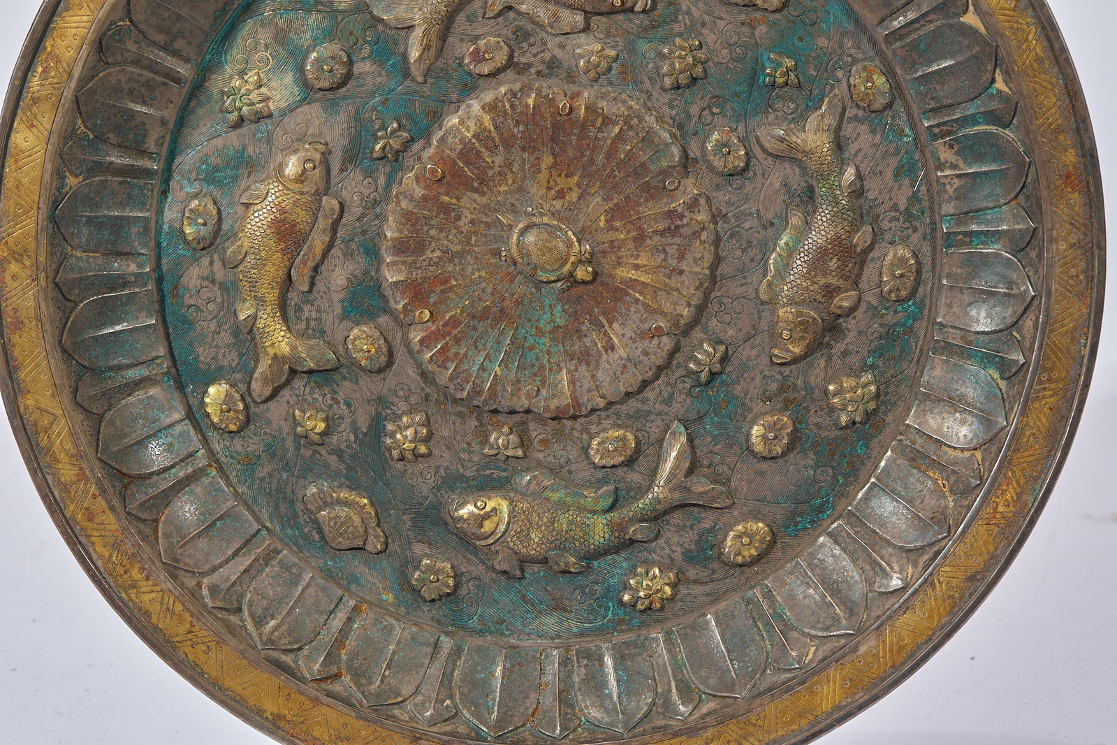 Gilt Silver 'Surplus Year after Year' Display Dish - 3