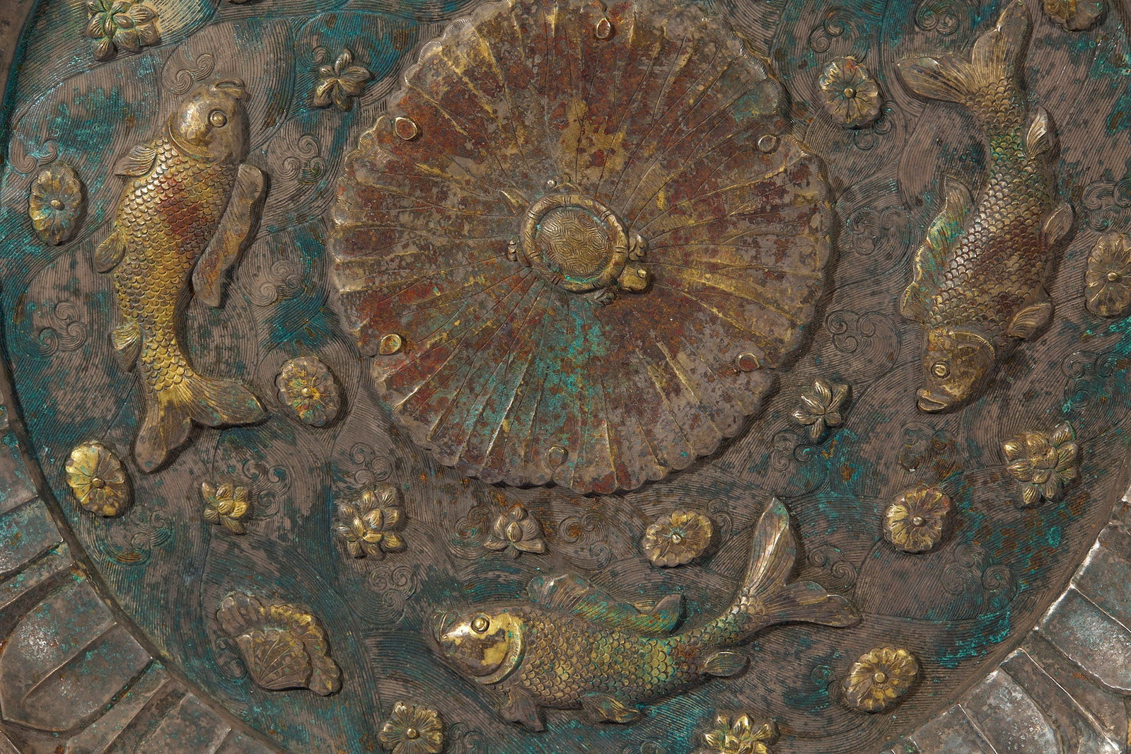 Gilt Silver 'Surplus Year after Year' Display Dish - 4