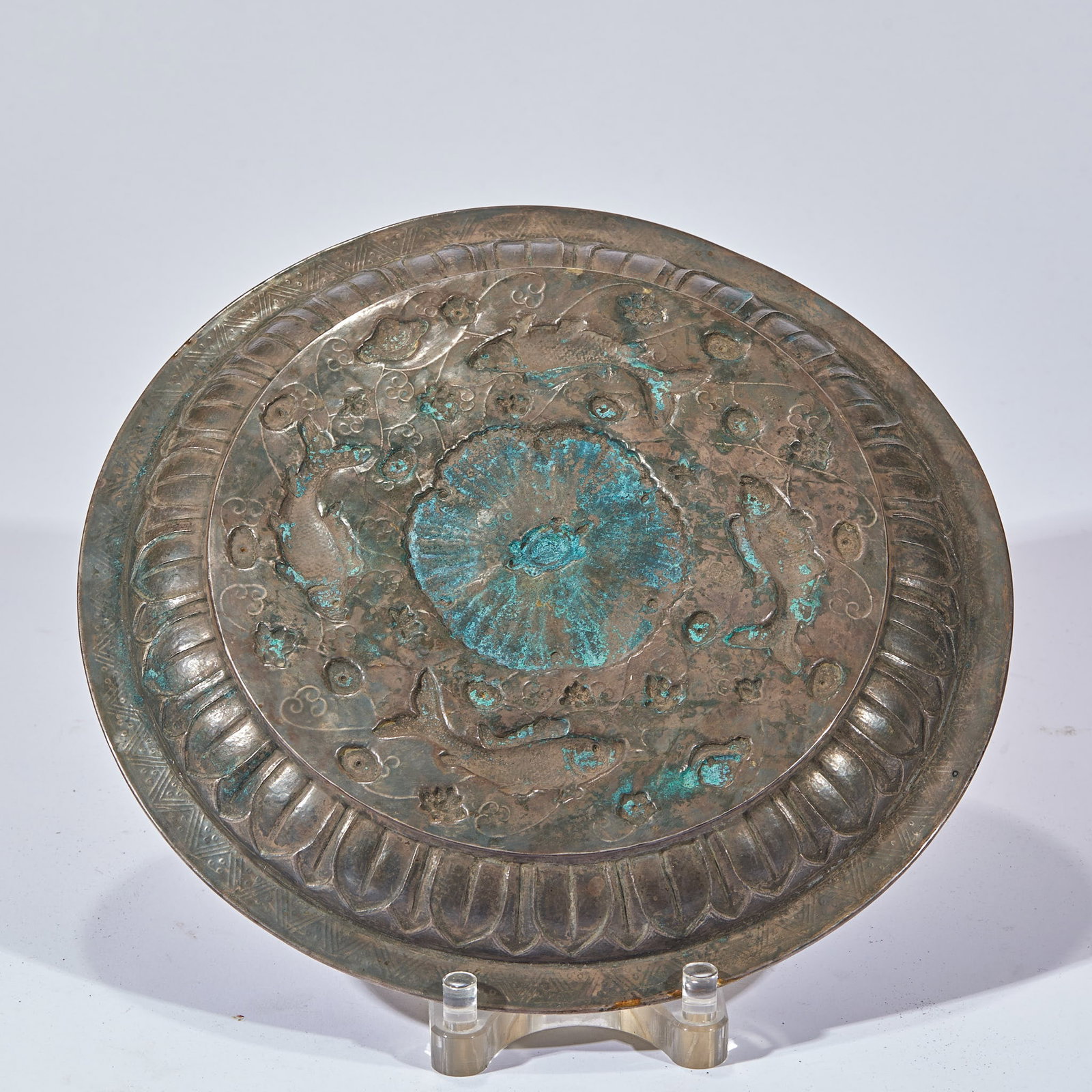 Gilt Silver 'Surplus Year after Year' Display Dish - 7