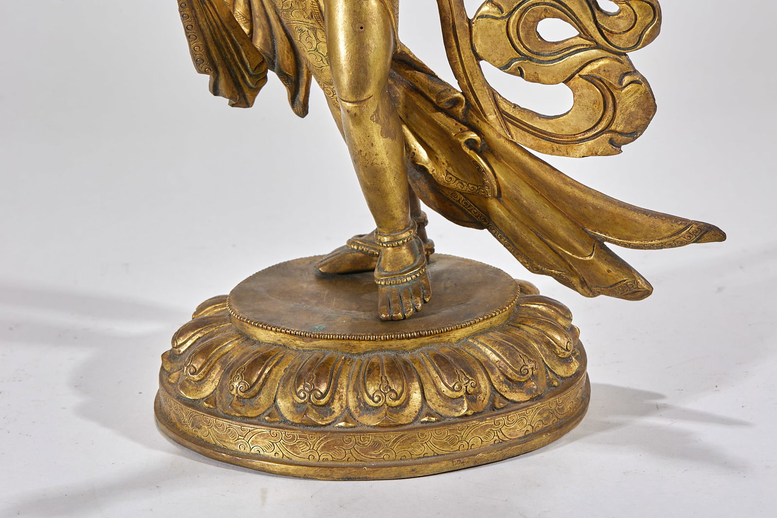 Gilt Copper Tara Statue - 5