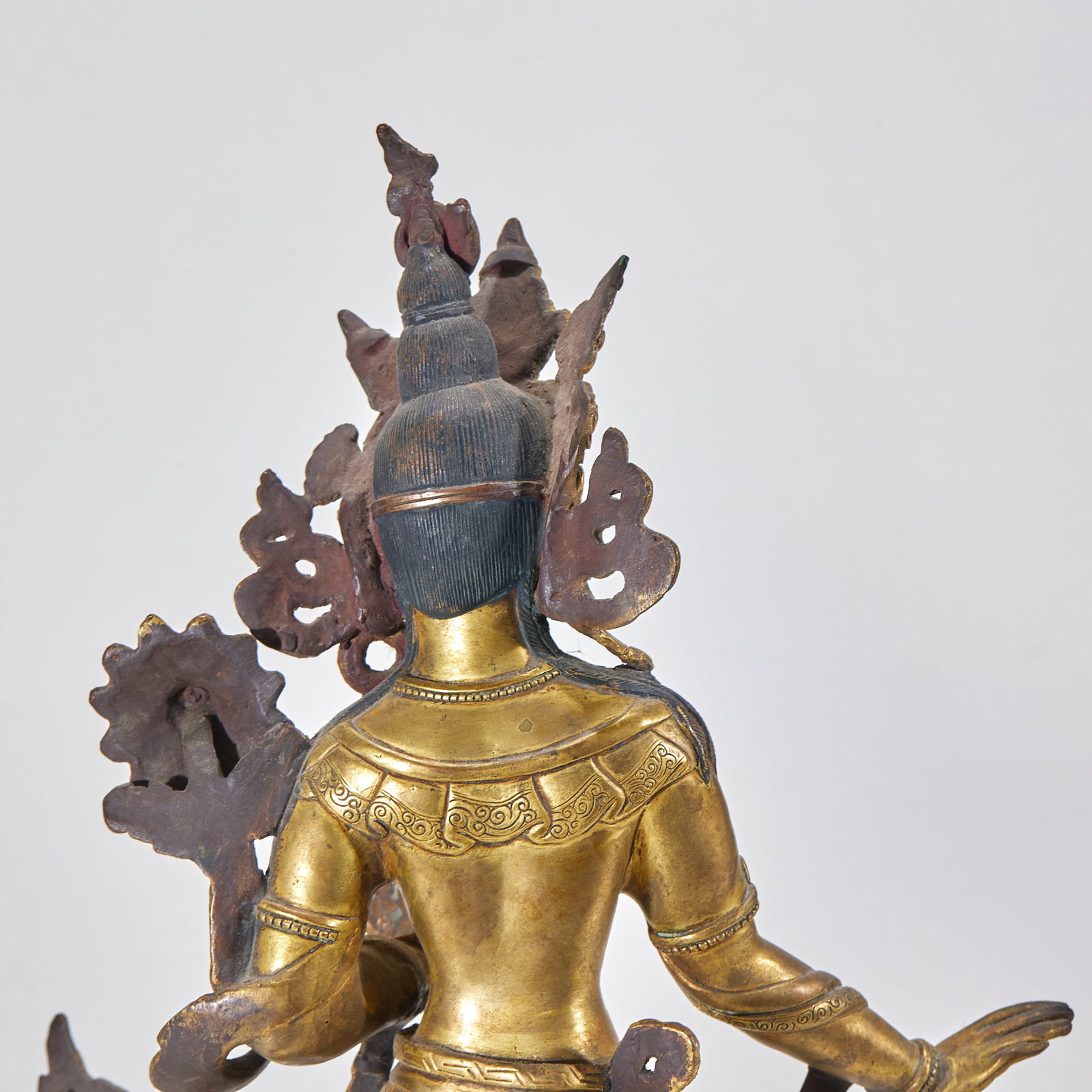 Gilt Copper Tara Statue - 8