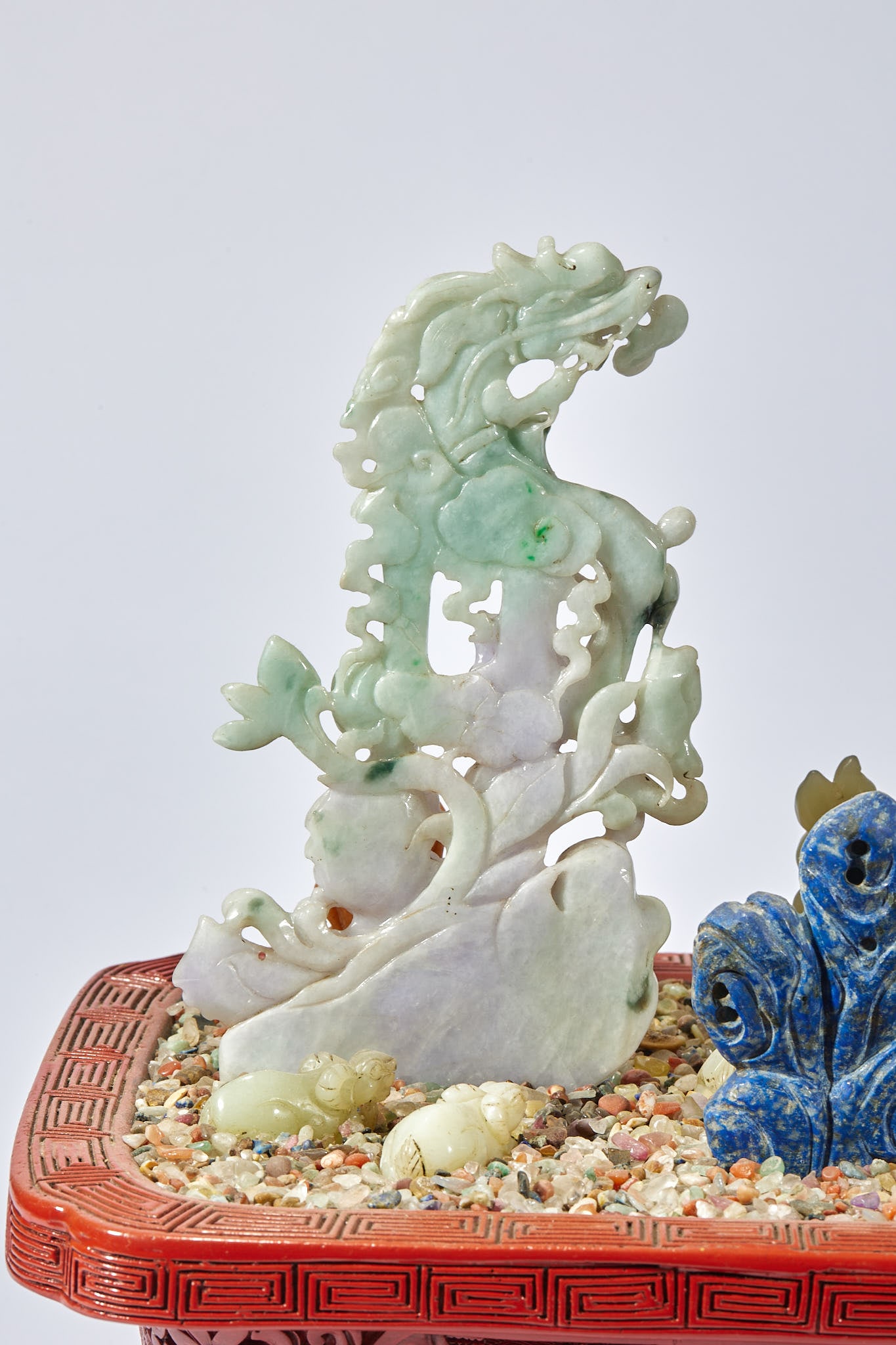 Lacquer Hetian Jade Bonsai - 10