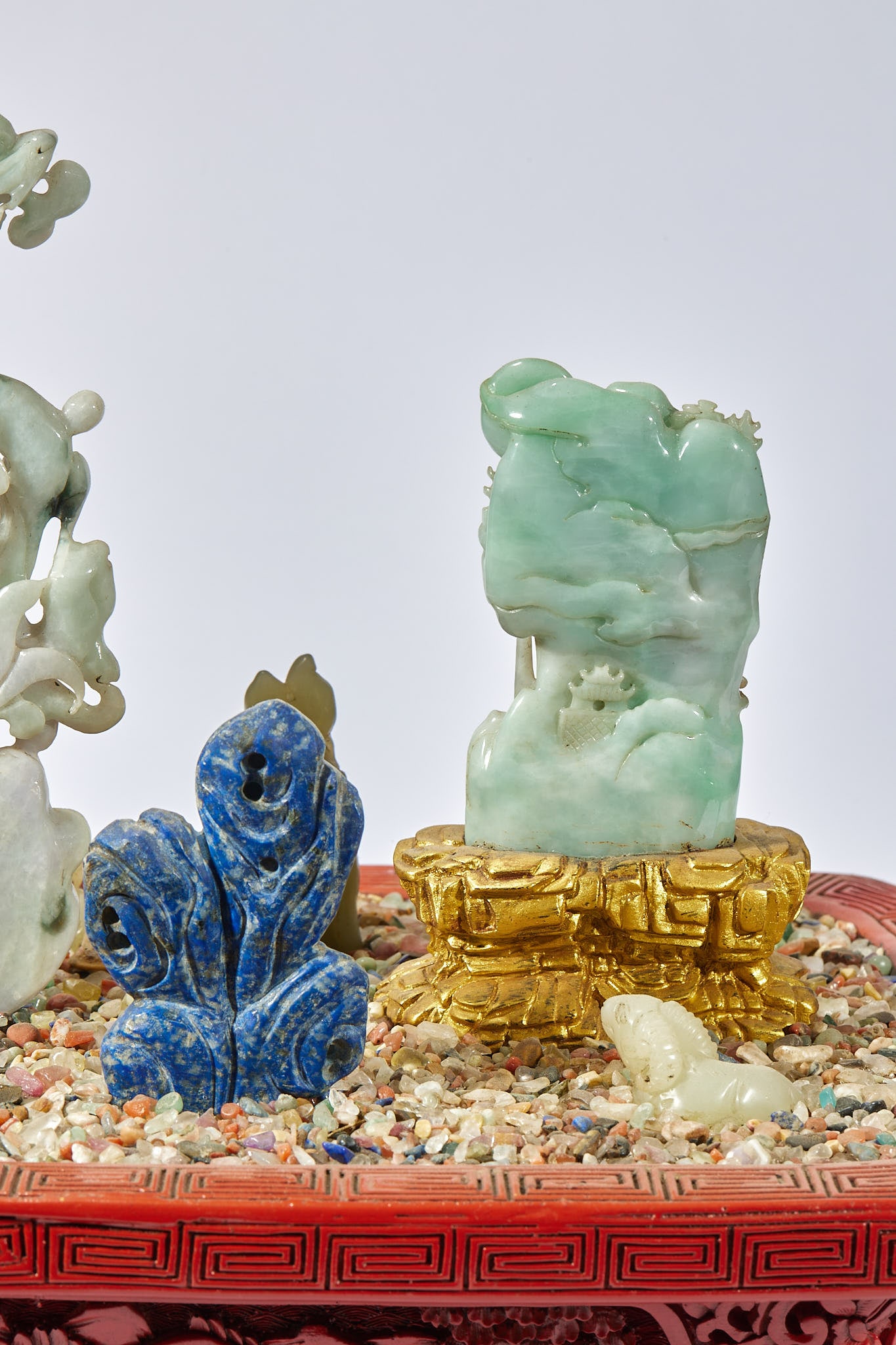 Lacquer Hetian Jade Bonsai - 11
