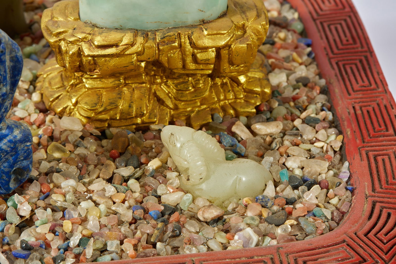 Lacquer Hetian Jade Bonsai - 12