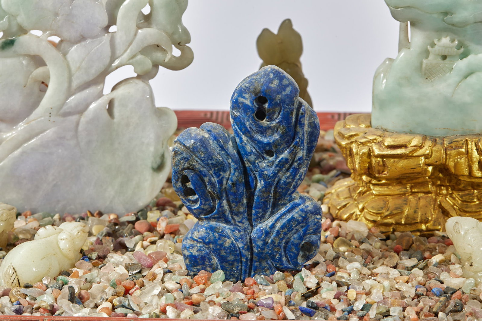 Lacquer Hetian Jade Bonsai - 14