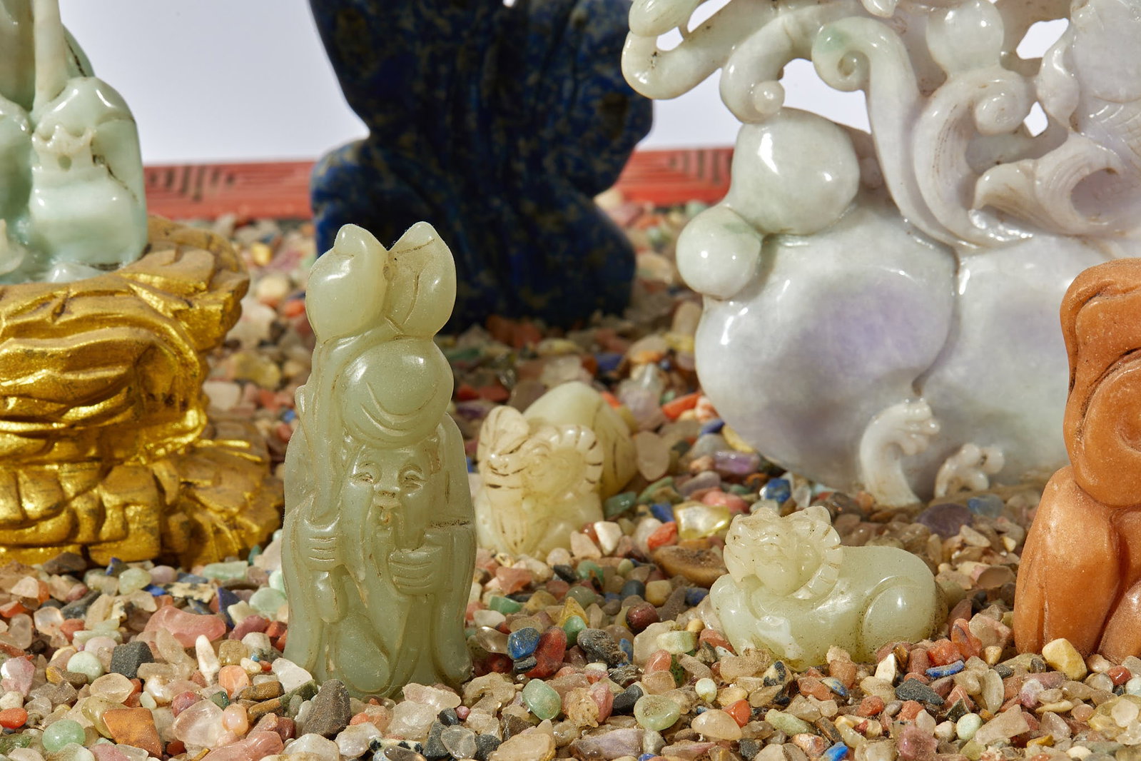 Lacquer Hetian Jade Bonsai - 5
