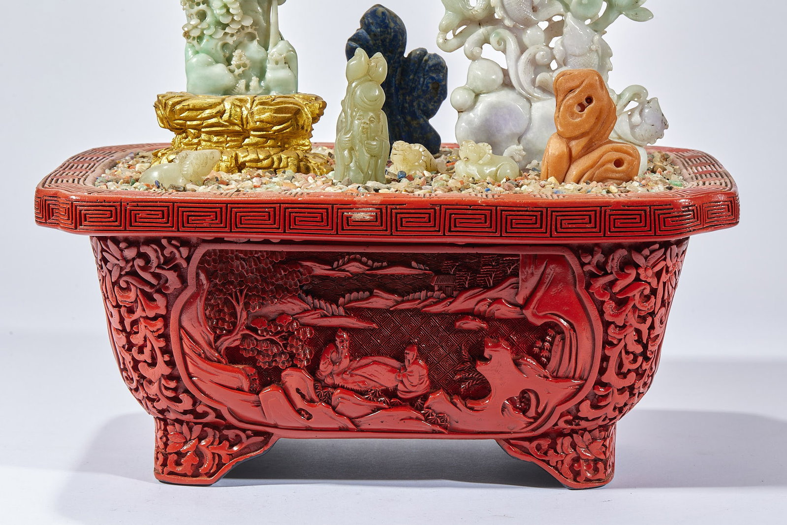 Lacquer Hetian Jade Bonsai - 6