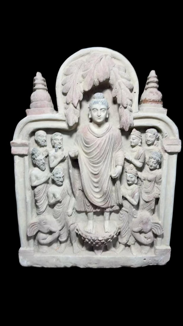 Gandhara Clay Plaque of the Buddha (1 of 7)