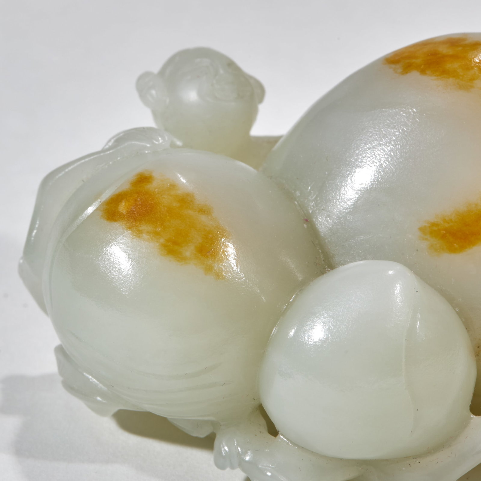 Hetian Jade Immortal Boy Offering Longevity - 3