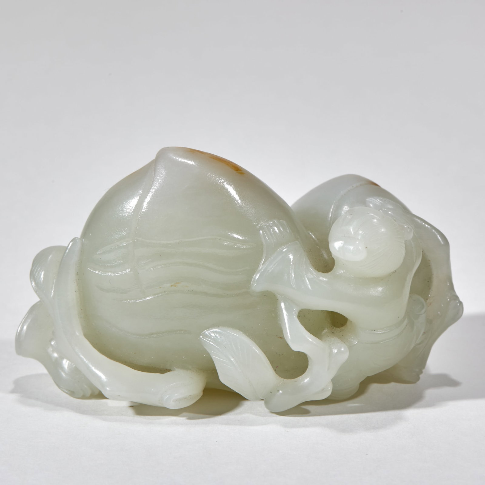 Hetian Jade Immortal Boy Offering Longevity - 6