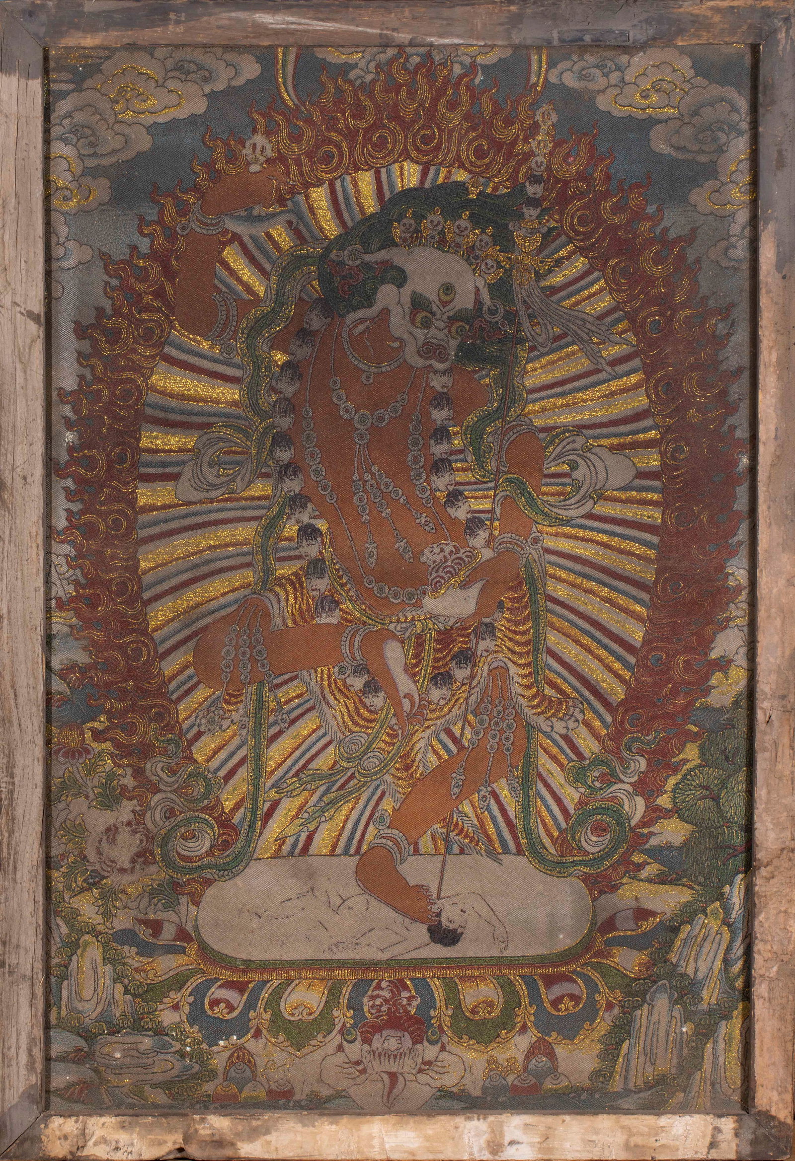 Pre-Ming Cypress Kesi Citipati Hanging Panel (1 of 8)