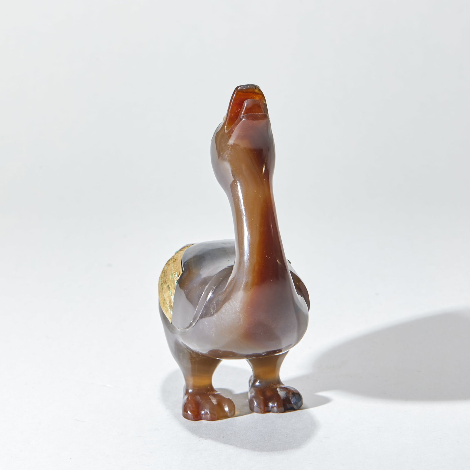 Pre-Ming Agate Duck-Form Ornament - 8