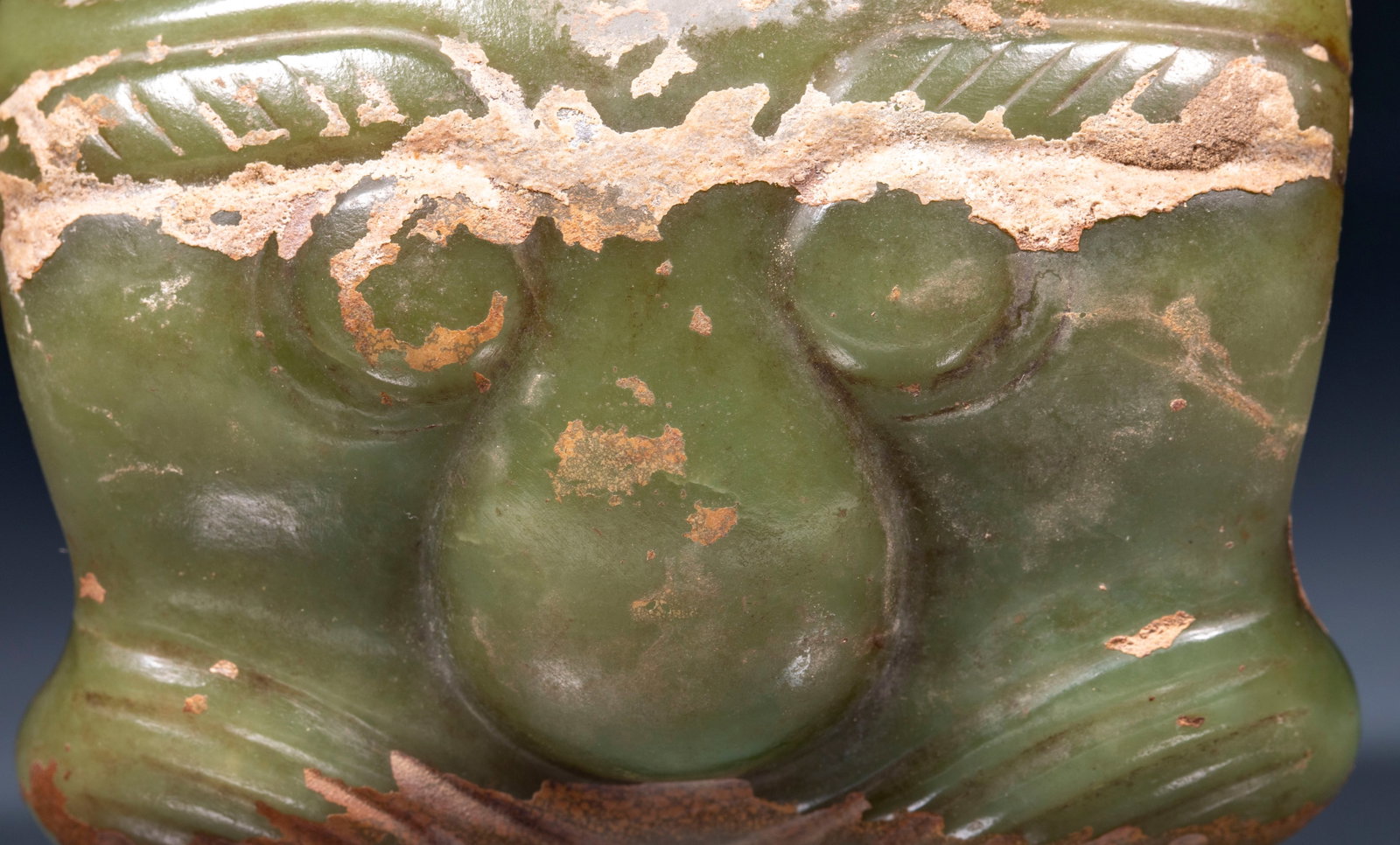 Carved-Tiger Jade Cong - 6