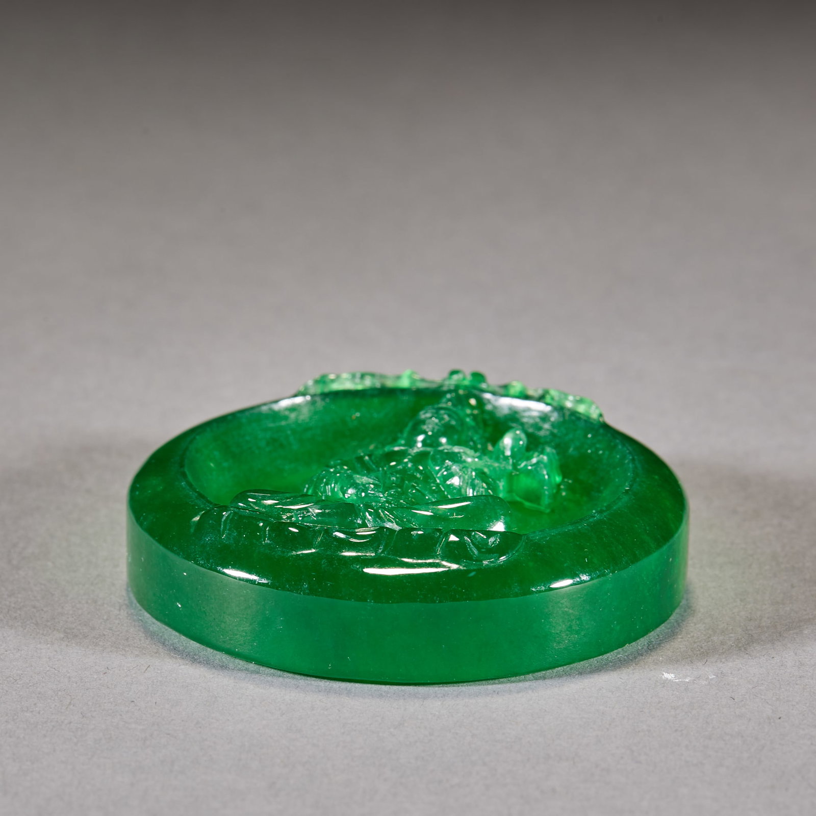 Jadeite Guanyin Plaque - 5