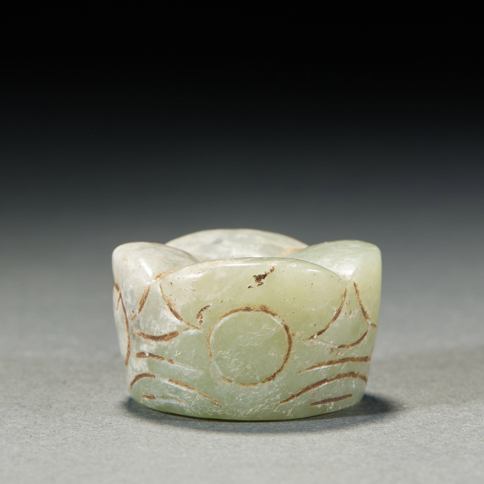 Deity-Mask Jade Cong-Form Object - 5