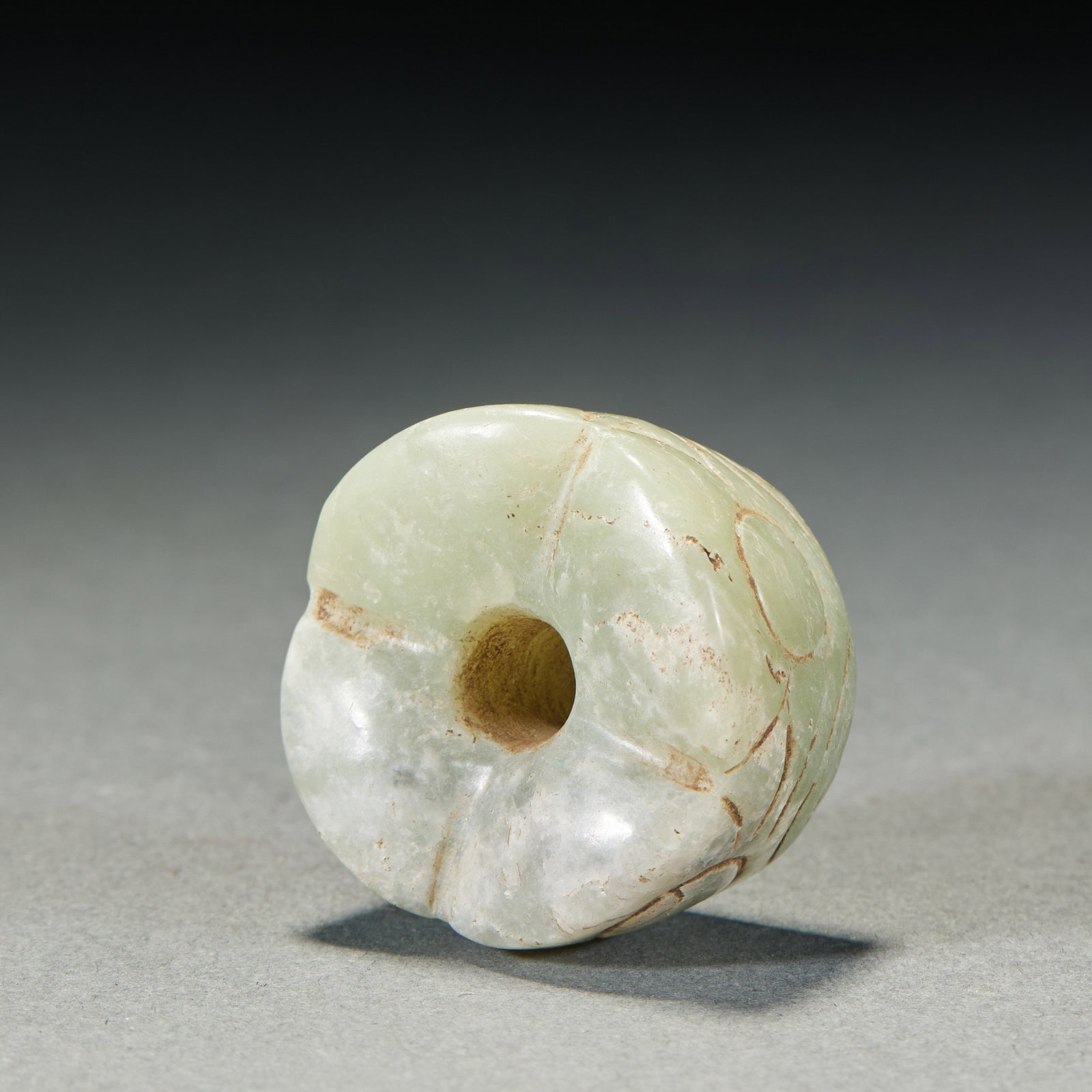 Deity-Mask Jade Cong-Form Object - 6