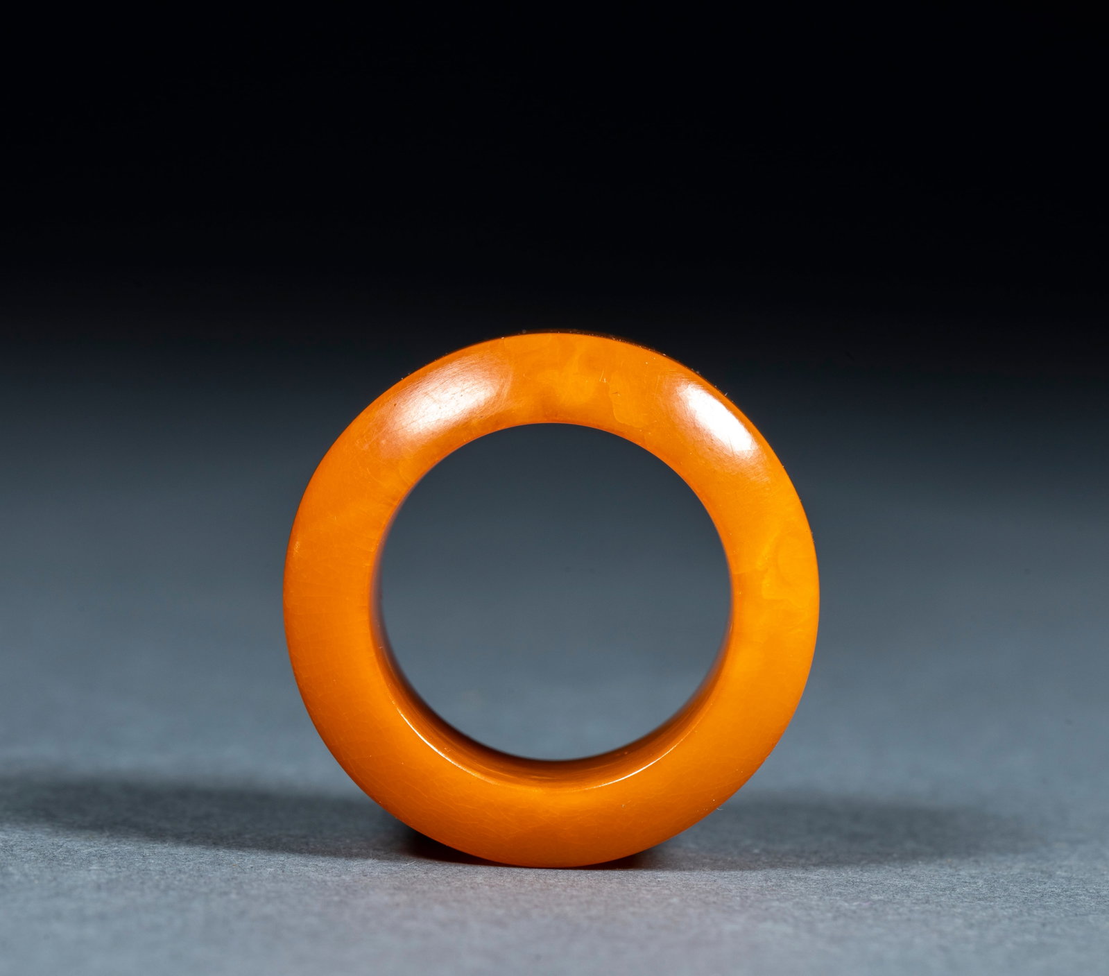Amber Thumb Ring - 6