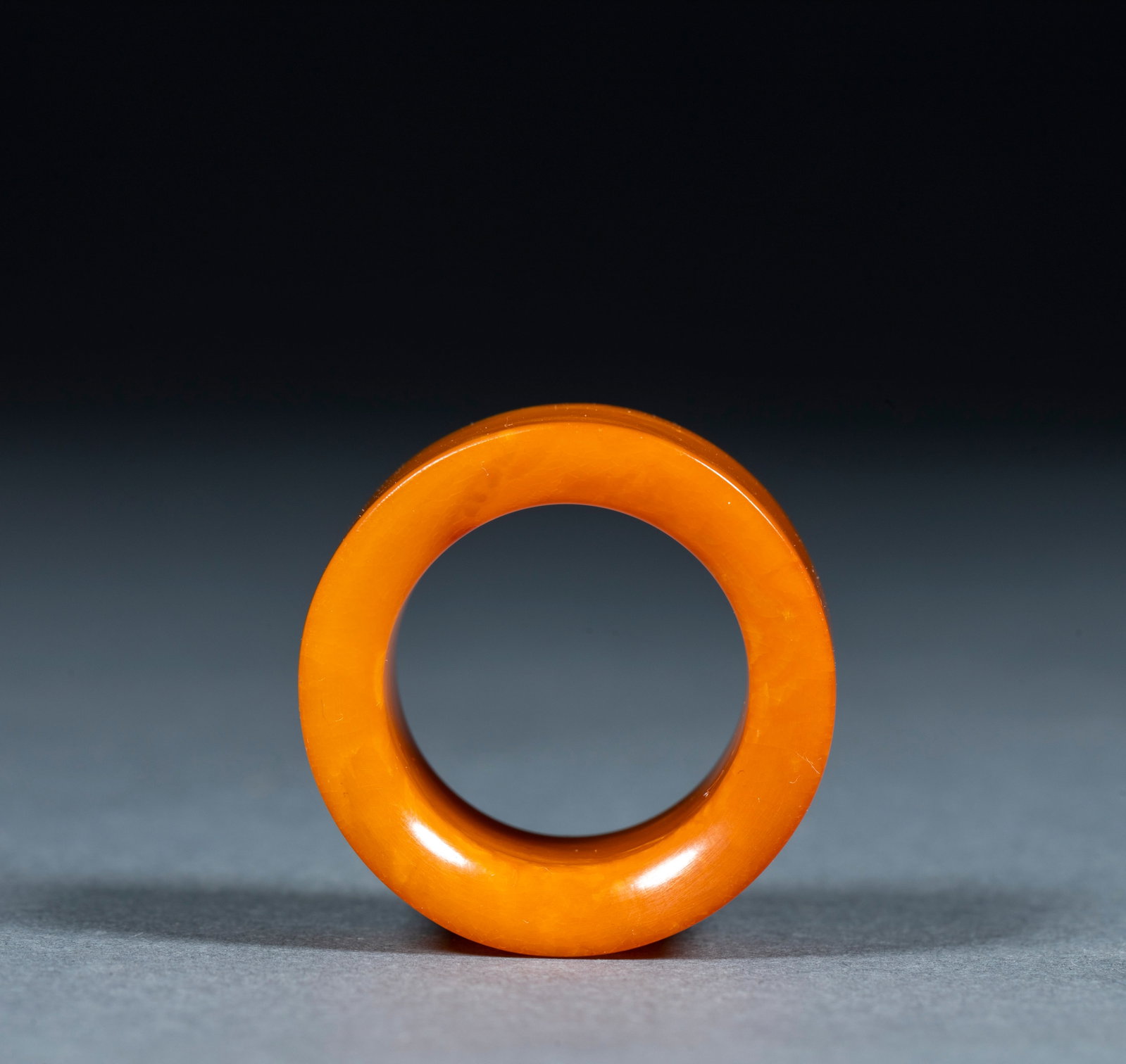 Amber Thumb Ring - 7
