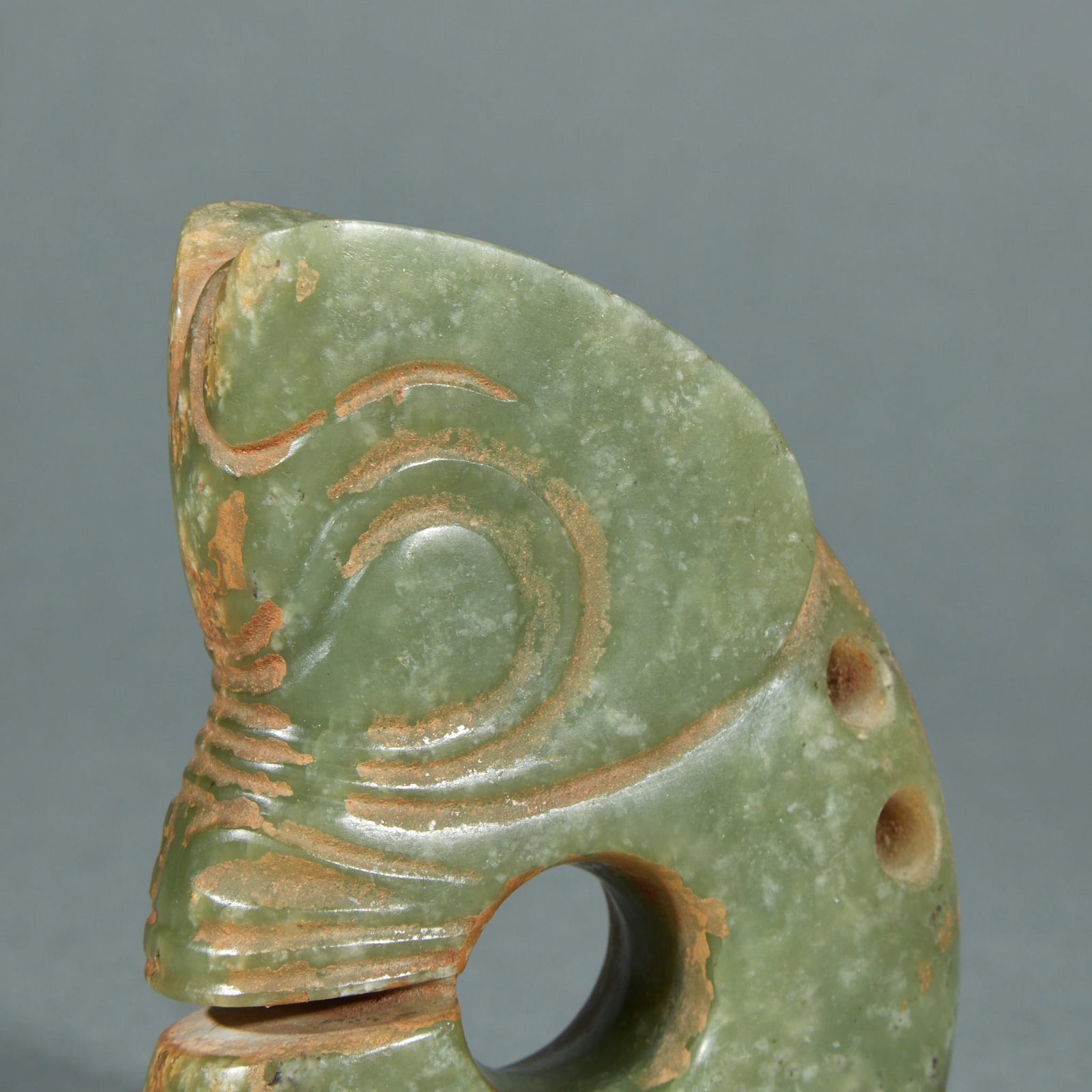 Pre-Ming Jade Pig-Dragon - 2