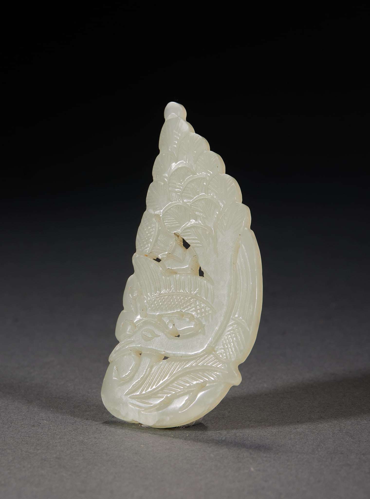 Phoenix-Motif Jade Bi - 4