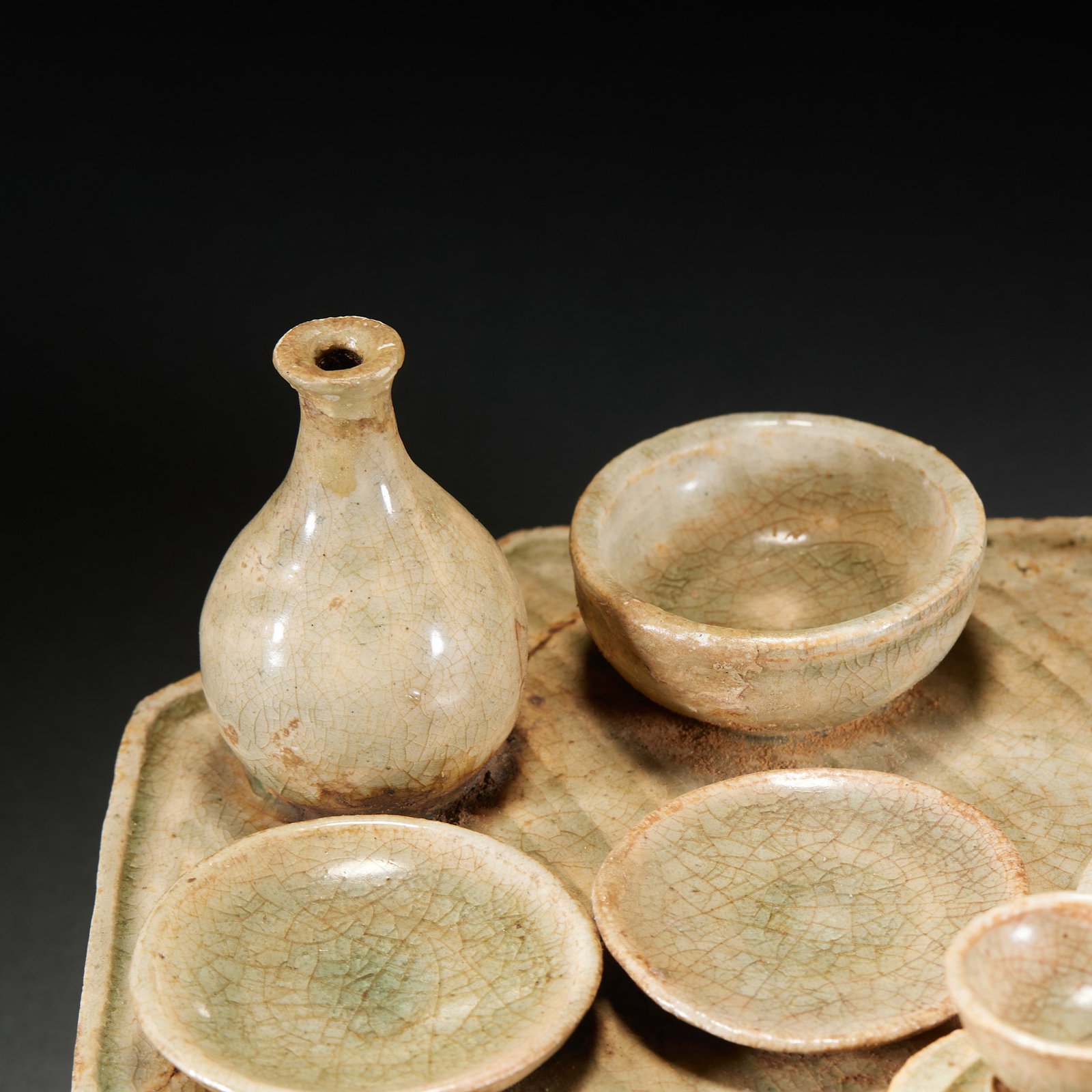 Celadon Porcelain Table and Dining Set (Offering Table) - 4