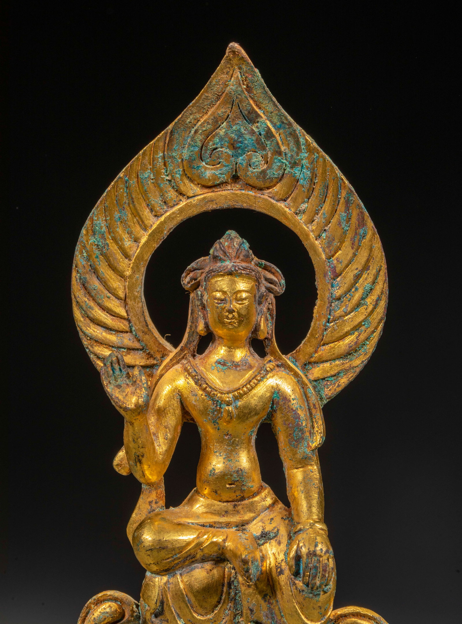 Pre-Ming Gilded Seated Buddha - 2