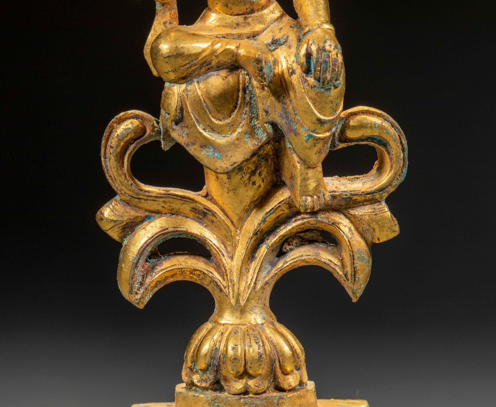 Pre-Ming Gilded Seated Buddha - 3